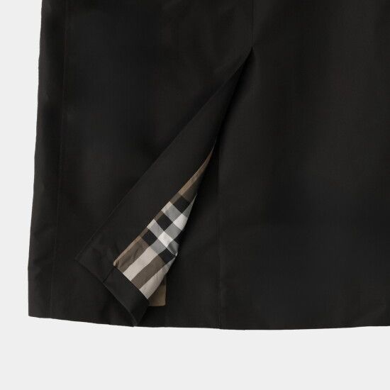 Burberry o1w1db10426 Hooded Trench Coat in Black Size L / US 10 / IT 46 - 2 Thumbnail