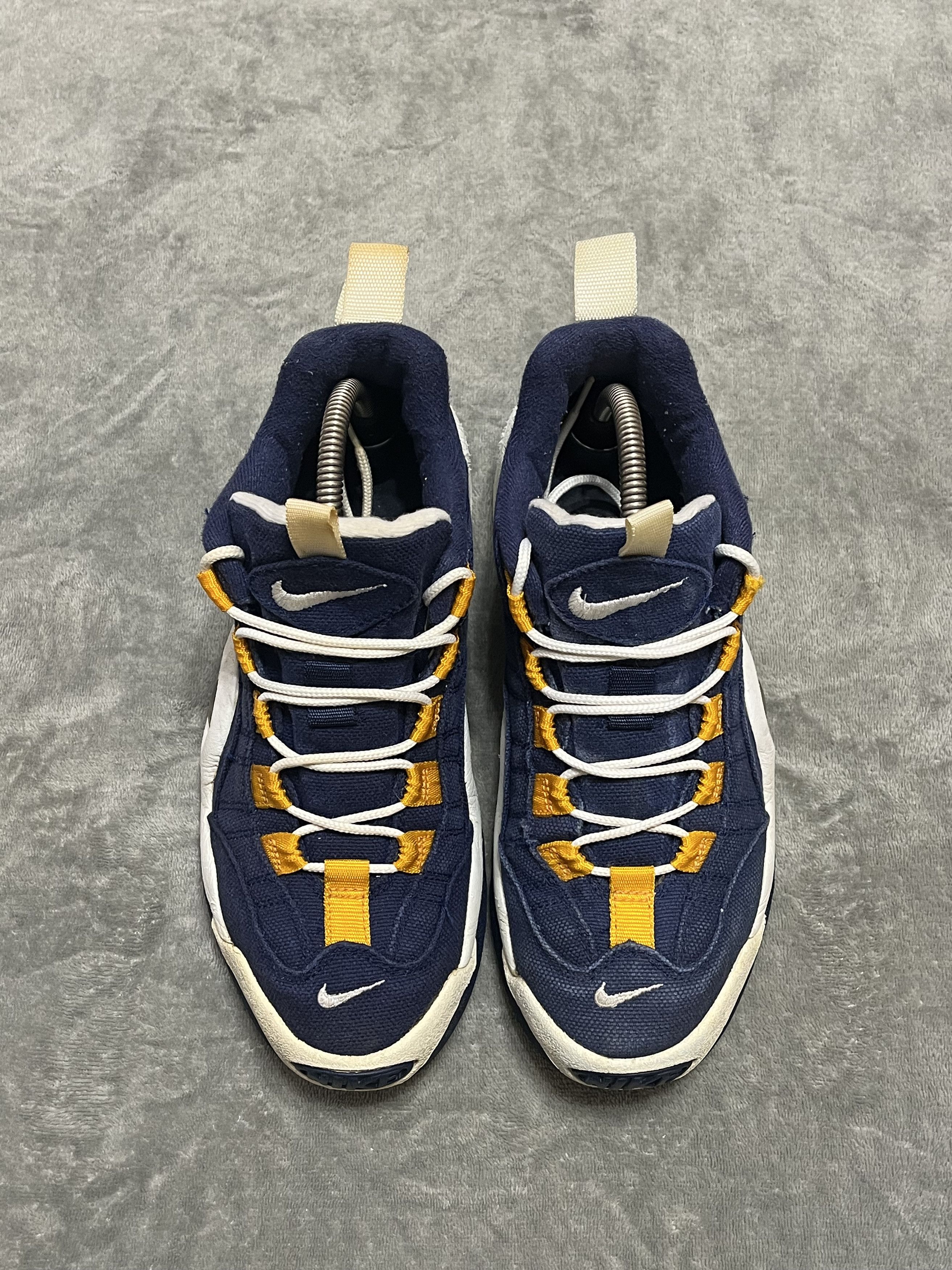 Nike × Vintage Vintage 1997 Nike Air B-Que Midnight Navy/White-Taxi US7 Size US 7 / EU 40 - 2 Thumbnail