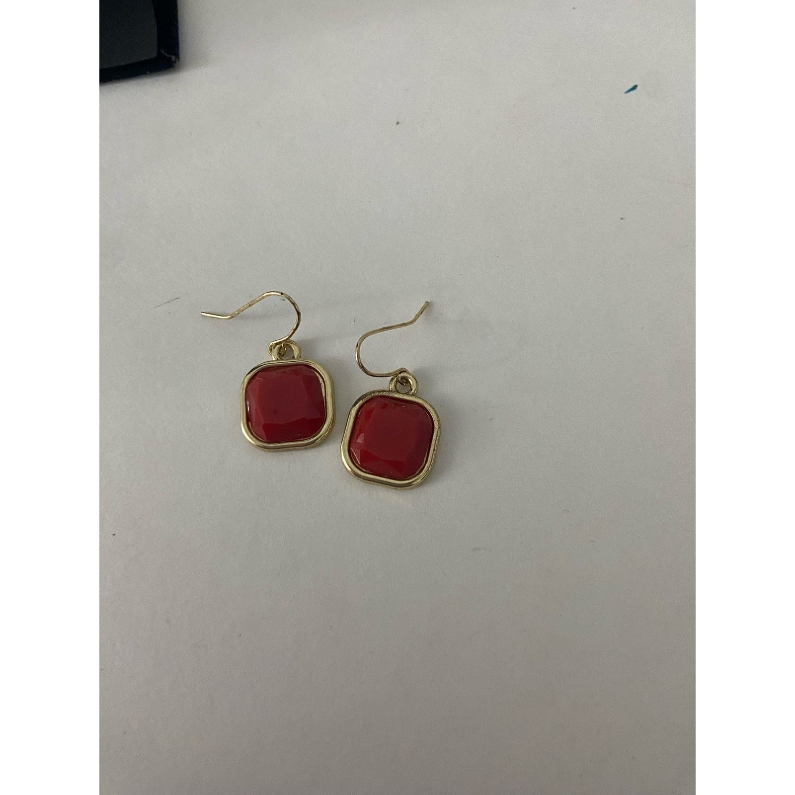 Other rounded square earrings gold tone Size ONE SIZE - 3 Thumbnail