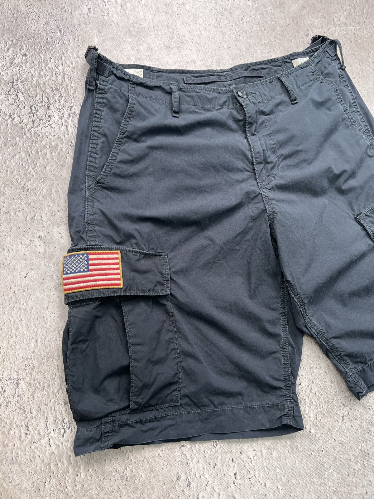 Polo Ralph Lauren Vintage cargo denim supply Ralph Lauren cargo shorts Size US 33 - 2 Thumbnail