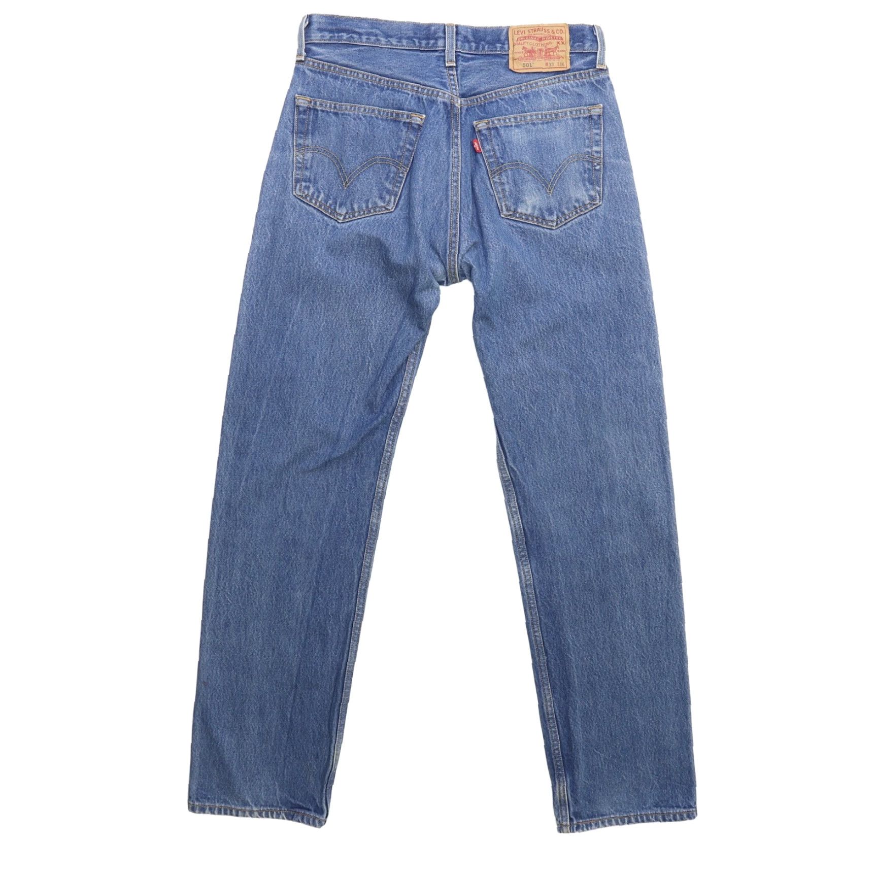 VINTAGE Levi's 501 Denim Jeans Pants Male Regular Size 33 x 36 Blue Jeans
