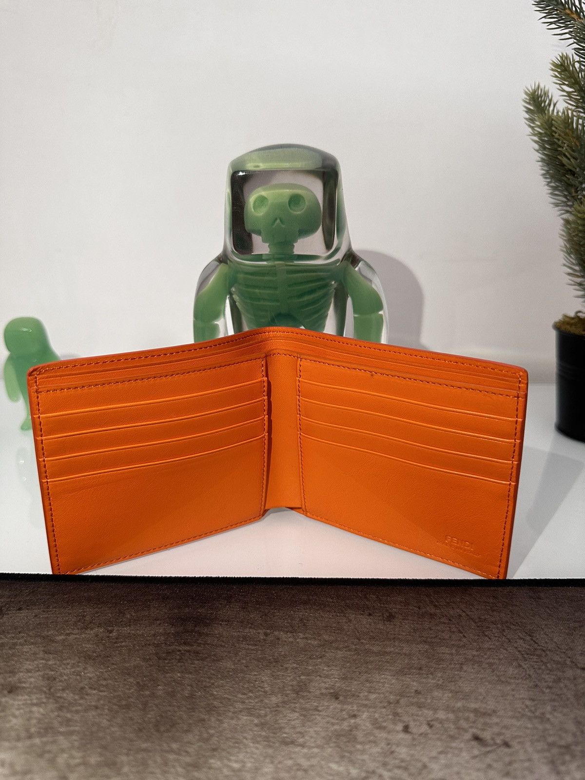 Fendi Orange Wallet Size ONE SIZE - 4 Thumbnail