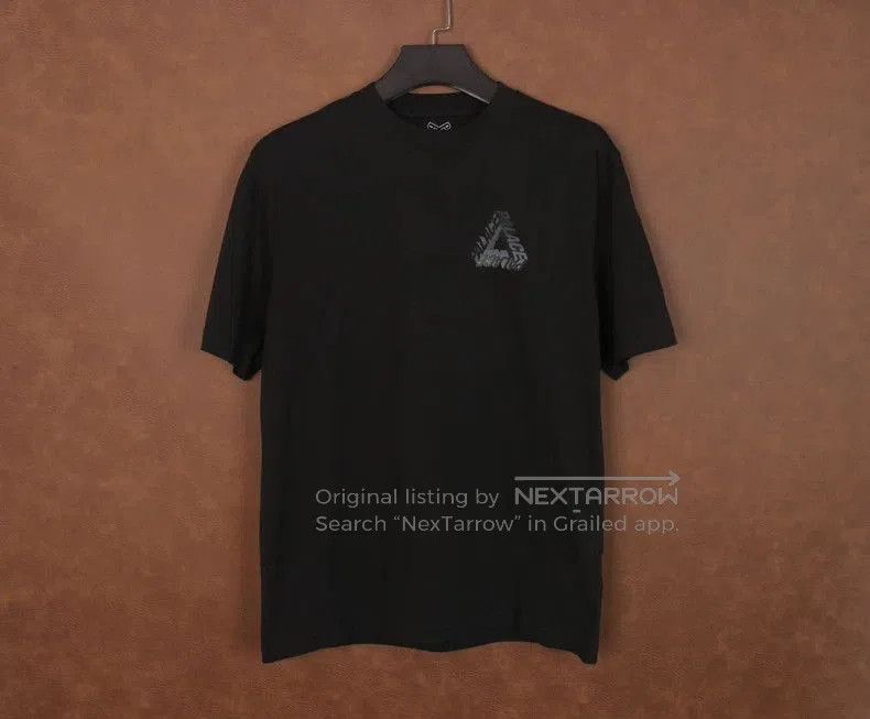 Balenciaga Palace Black Logo Print Short Sleeve T-shirt-yf. Size US L / EU 52-54 / 3 - 1 Thumbnail