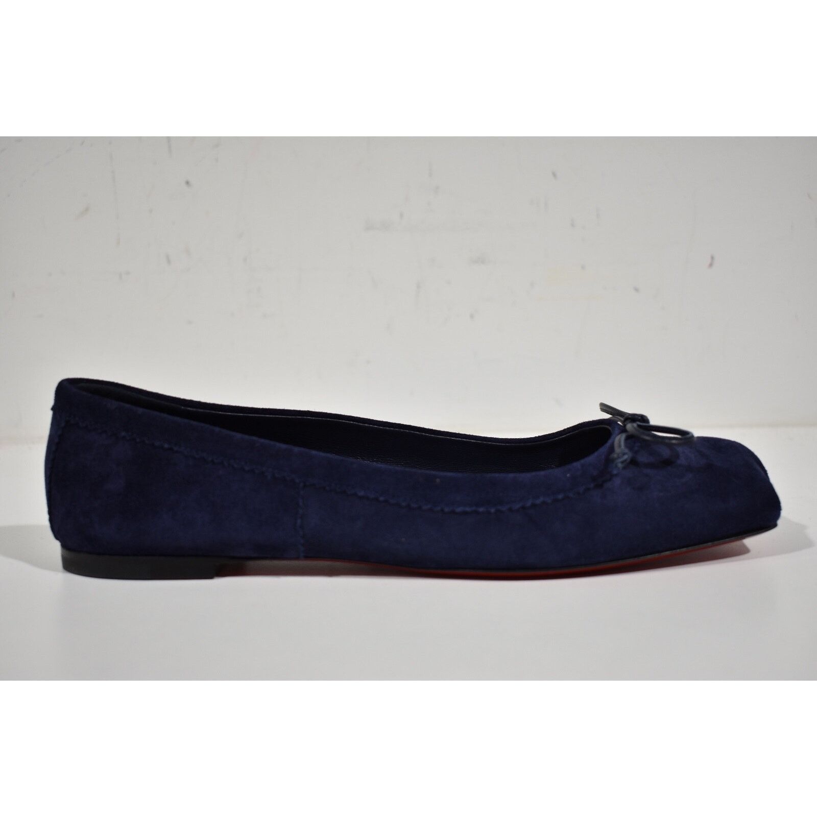 Christian Louboutin Christian Louboutin Mamadrague Flat Ink Blue Suede Size US 9.5 / IT 39.5 - 2 Thumbnail