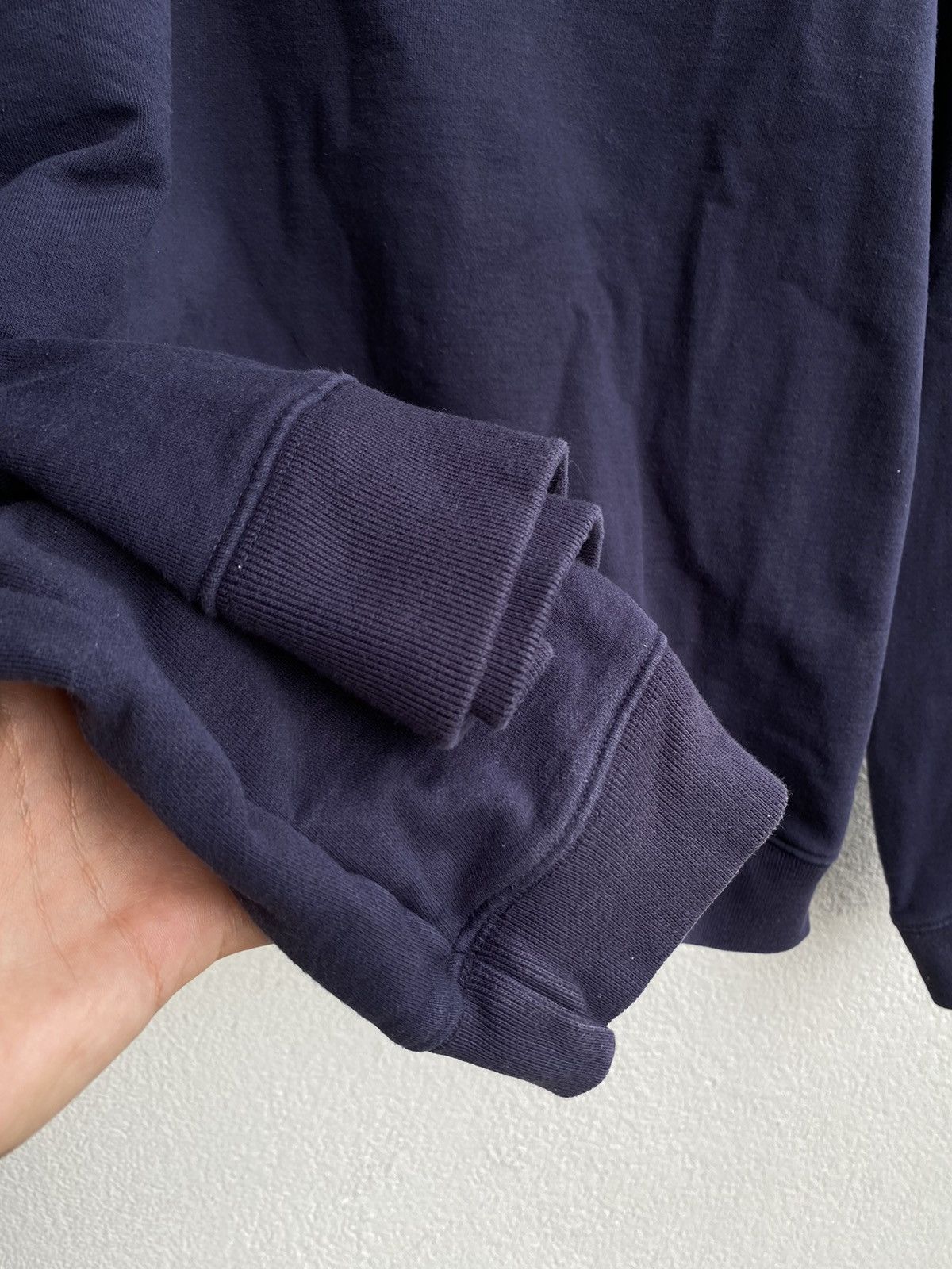 Yves Saint Laurent Big Logo YSL Sweatshirt Navy YSL Sweater Purple YSL Crewneck Size US XL / EU 56 / 4 - 12 Thumbnail