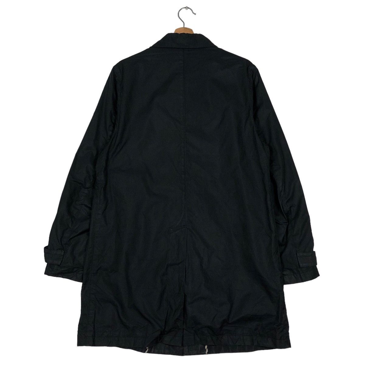 Burberry 🔥Rich Black Vintage Burberry Black Label Long Jacket Size US L / EU 52-54 / 3 - 8 Thumbnail
