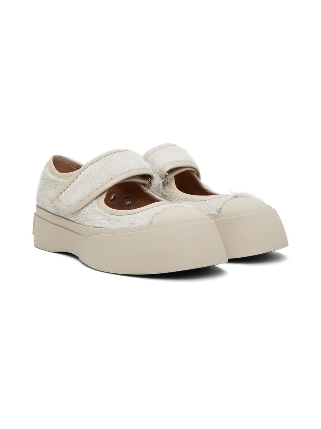 Marni o1y1025 Pumps in Off-White Size US 7 / IT 37 - 3 Thumbnail