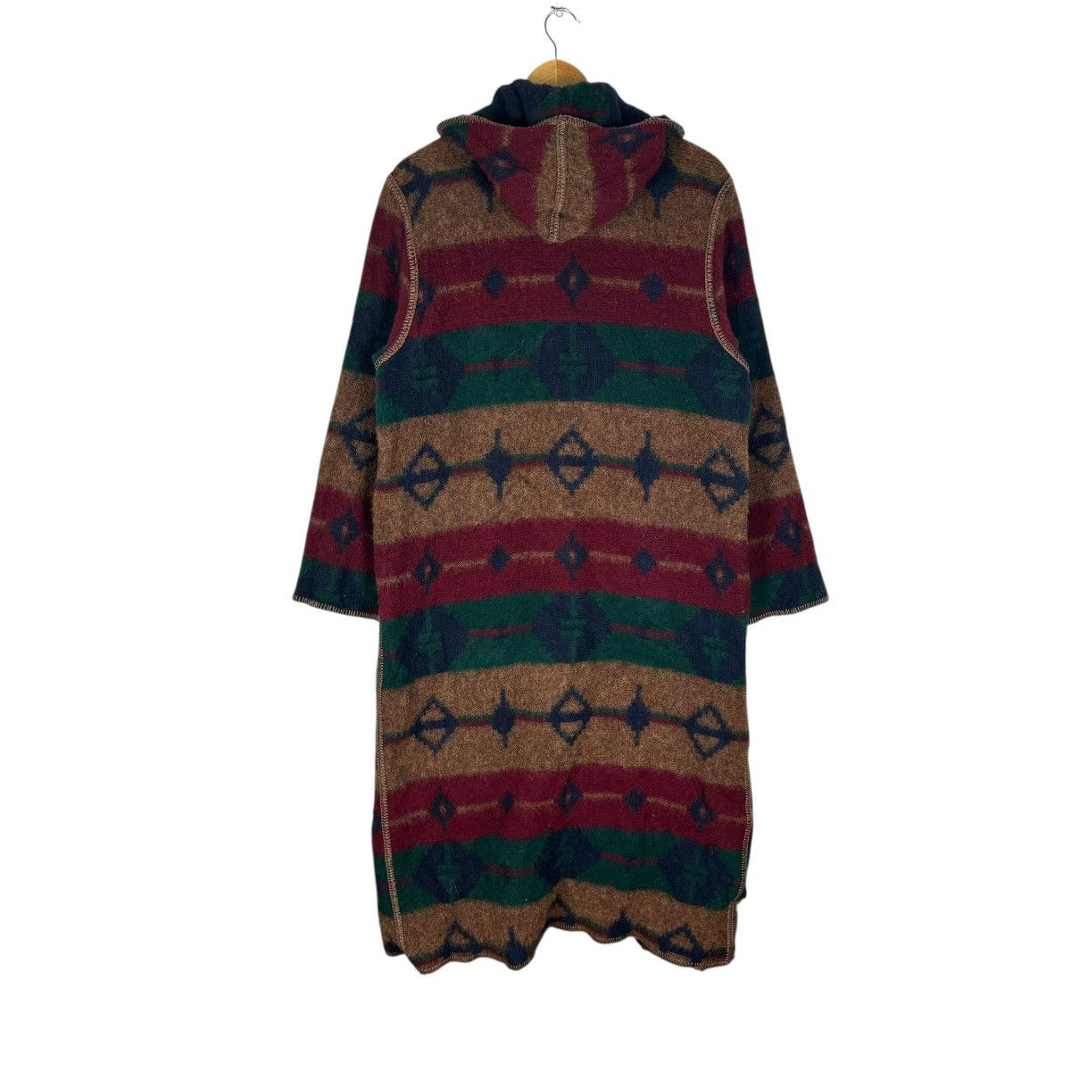 🔥WOOLRICH NATIVE NAVAJO REVERSIBLE LONG JACKET