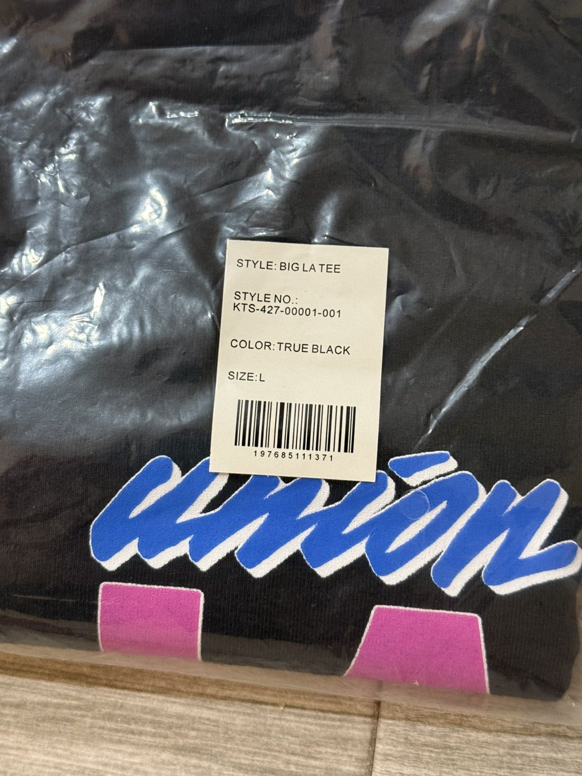 Union LA Men's Union Los Angeles Big LA Tee True Black T-Shirt Large Size US L / EU 52-54 / 3 - 8 Thumbnail