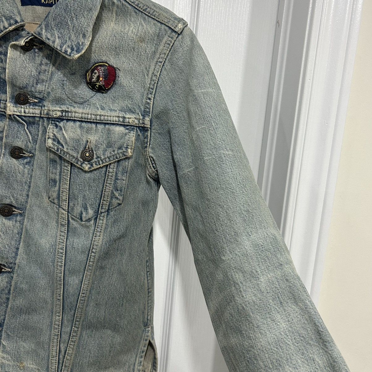 Kapital Vintage Kapital Rhinestone Sunset Pueblo Denim Jean Jacket Size US S / EU 44-46 / 1 - 10 Thumbnail