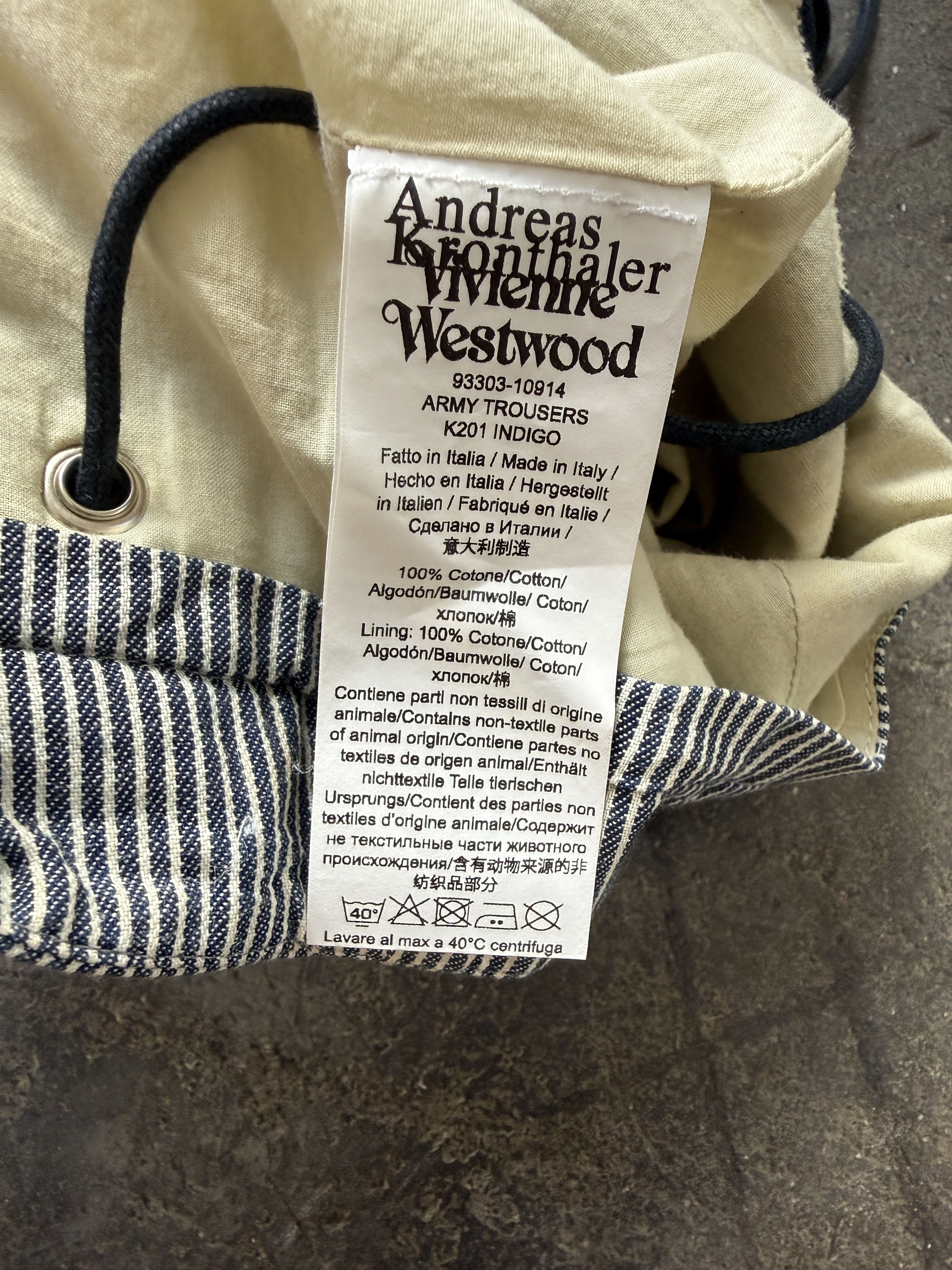 Vivienne Westwood 1,000$ Unisex Andreas Kornthaler Bondage Army Trousers Size US 30 / EU 46 - 5 Thumbnail
