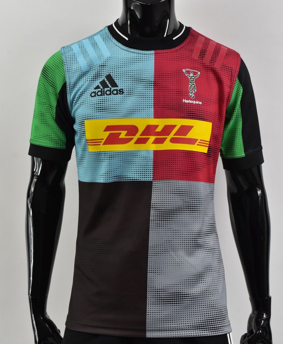 Adidas 2021-2022 adidas HARLEQUINS Jersey Rugby Home S Size US S / EU 44-46 / 1 - 1 Thumbnail