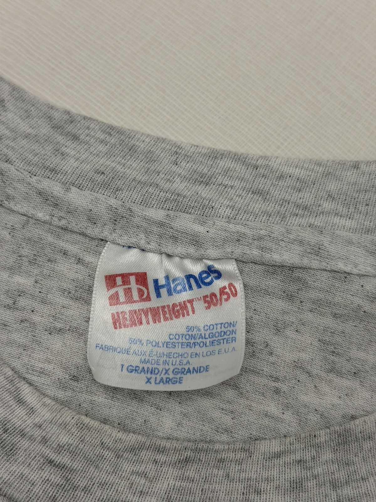 Hanes Vintage 90s Tim Sheppard “I Am Determined” Christian T-Shirt Size US XL / EU 56 / 4 - 4 Thumbnail