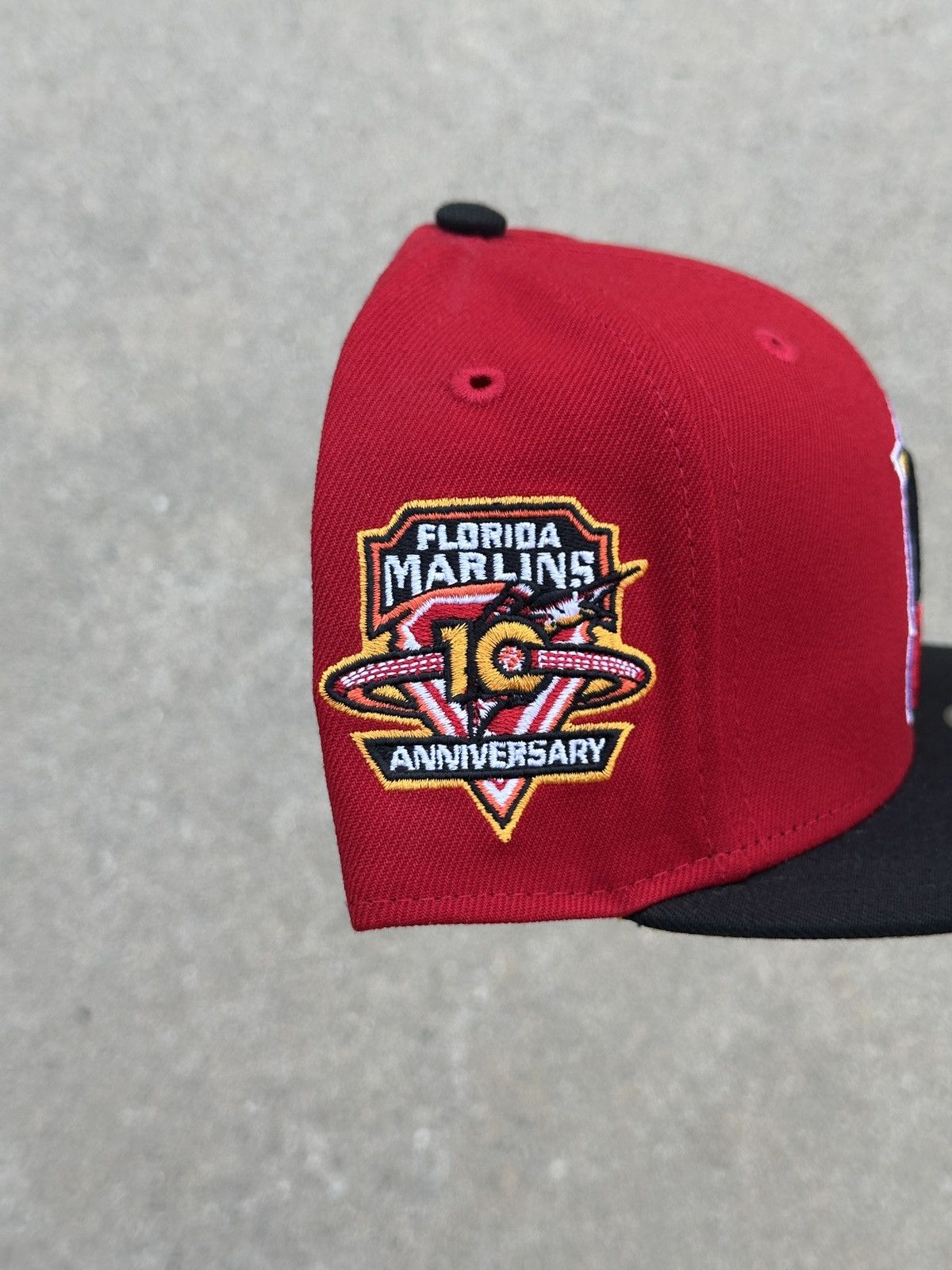 Hat Club × MLB × New Era Florida Marlins OG NBA Crossover Cool Fashion Hat 7 1/4 Size ONE SIZE - 2 Thumbnail