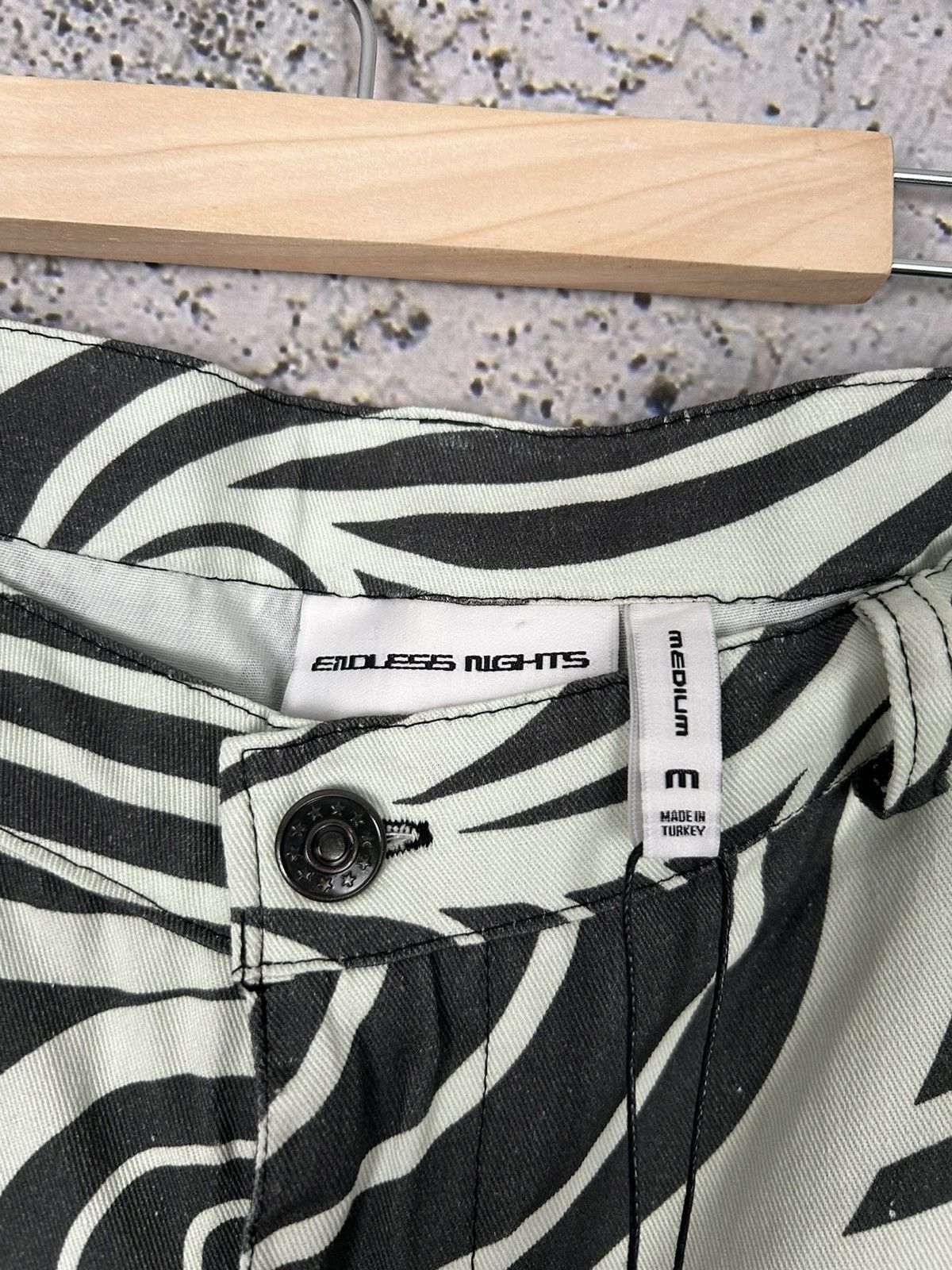Vintage Endless Nights Avantgarde Baggy Pants Alternative Skate Rock Size US 32 / EU 48 - 5 Thumbnail