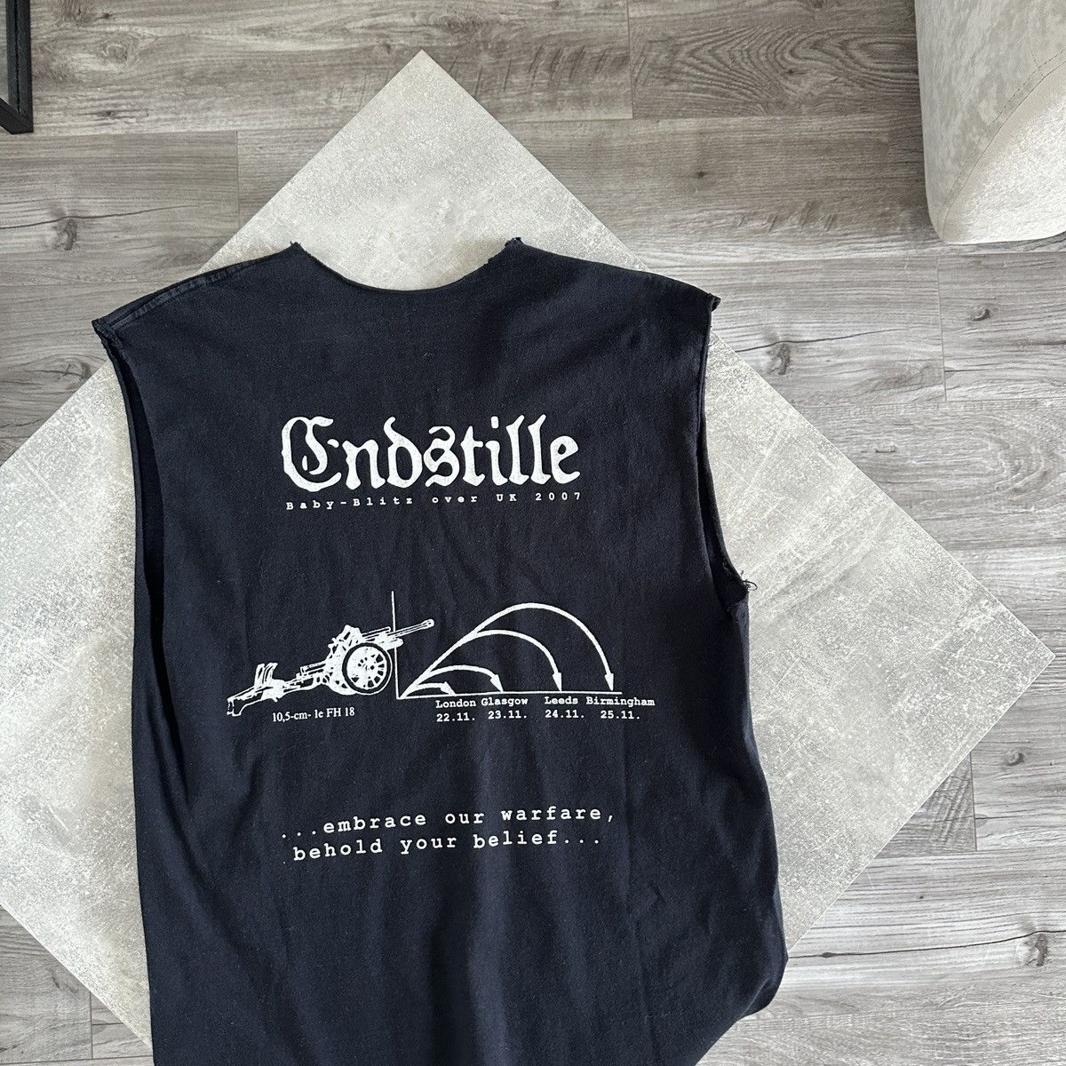 Band Tees Vintage 00s Endstille Baby Blitz over Uk 2007 tour tank top Size US XL / EU 56 / 4 - 4 Thumbnail