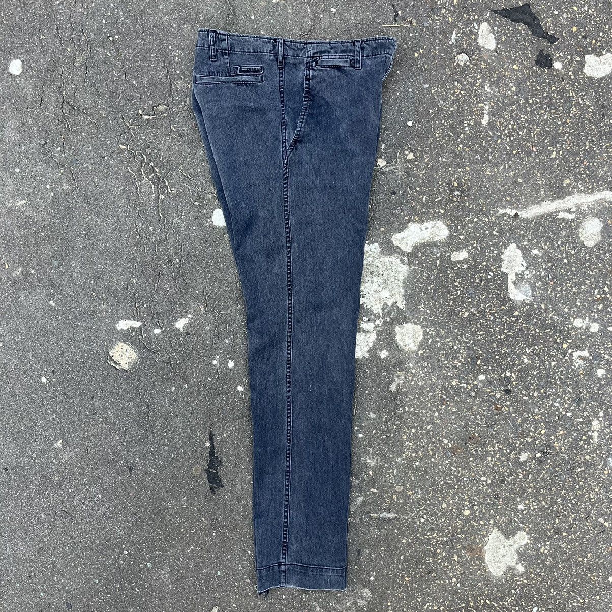 Miu Miu × Prada Prada SS11 Black Jeans Tapered Fit Indiesleaze 2010s Y2K Size US 33 - 3 Thumbnail