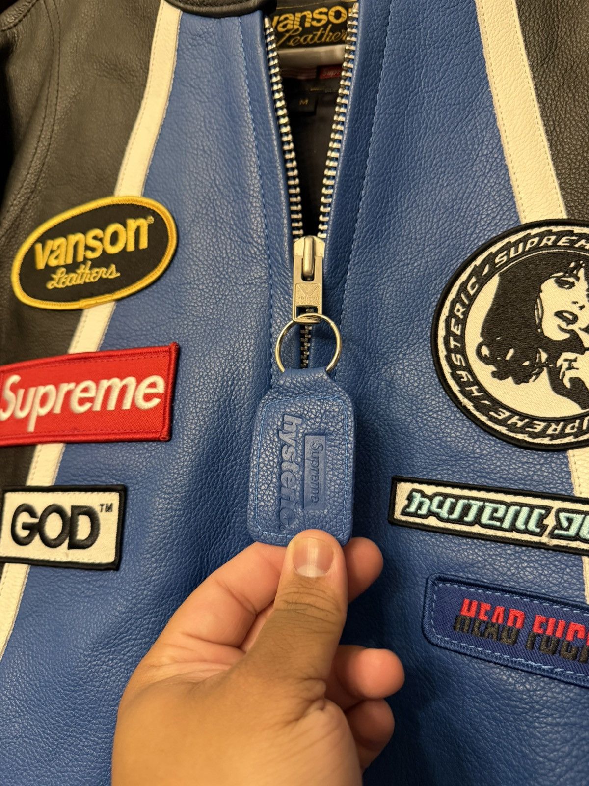 Supreme × Vanson Leathers Supreme Hysteric Glamour Vanson Leather Jacket Size MEDIUM Size US M / EU 48-50 / 2 - 6 Thumbnail