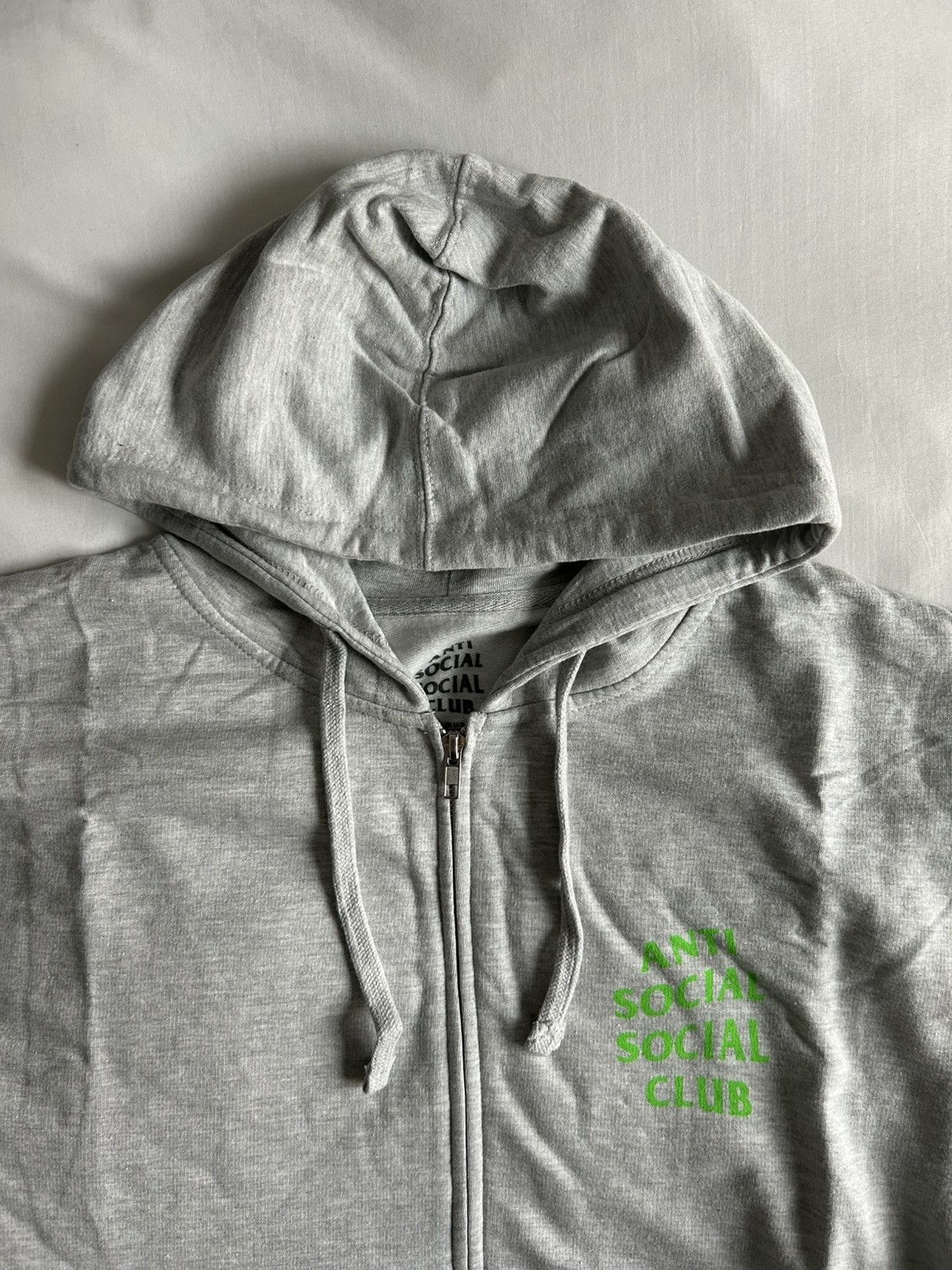 Anti Social Social Club Anti Social Social Club Zip Up Sweatshirt Grey/Electric USA Size US L / EU 52-54 / 3 - 4 Thumbnail