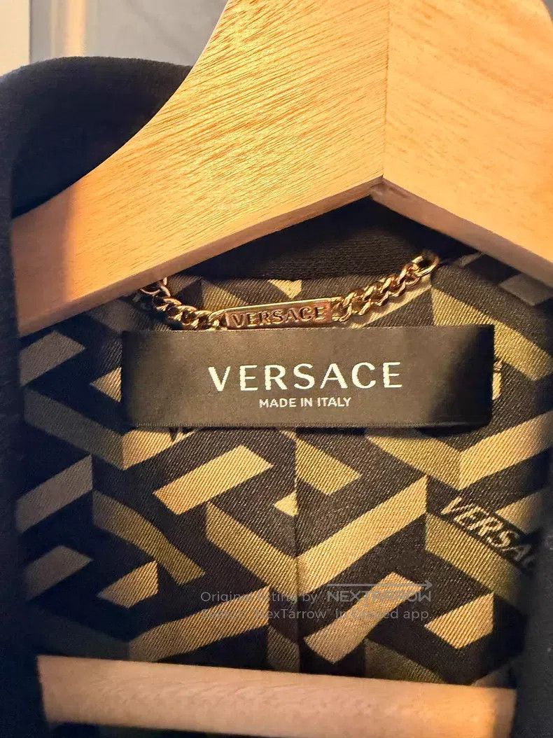Versace Versace Medusa gold-buckled belt jacket Size S / US 4 / IT 40 - 3 Thumbnail