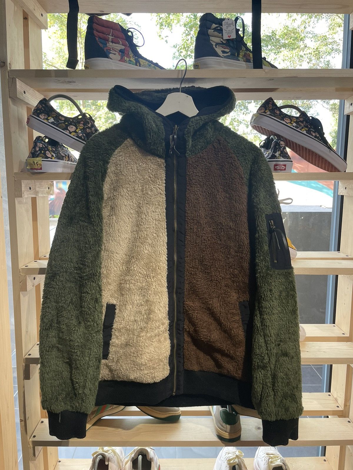Japanese Brand × Vintage 🦄 Mohair Reversible multicolour 2in1 Jacket🦄 Size US L / EU 52-54 / 3 - 1 Thumbnail