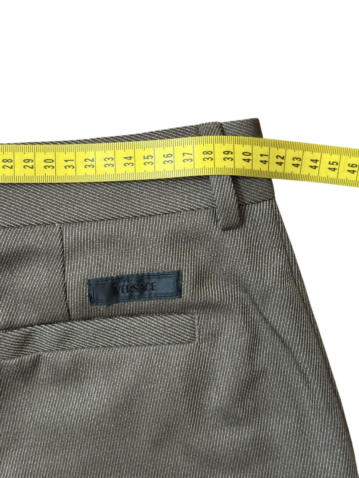 Versace Versace Brown Wool Pants Medusa Zipper Size US 32 / EU 48 - 11 Thumbnail