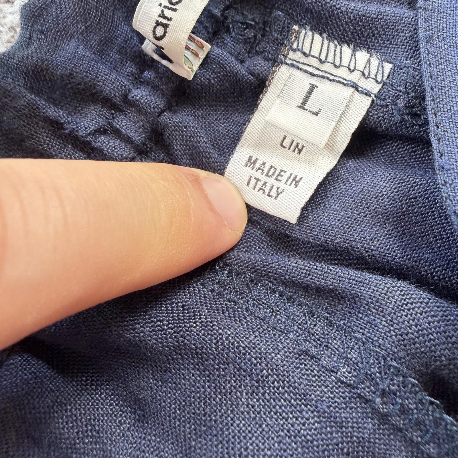Other Mario Romano Linen Pants Women L Italy Capri Trousers 32x26 Size 32" / US 10 / IT 46 - 6 Thumbnail