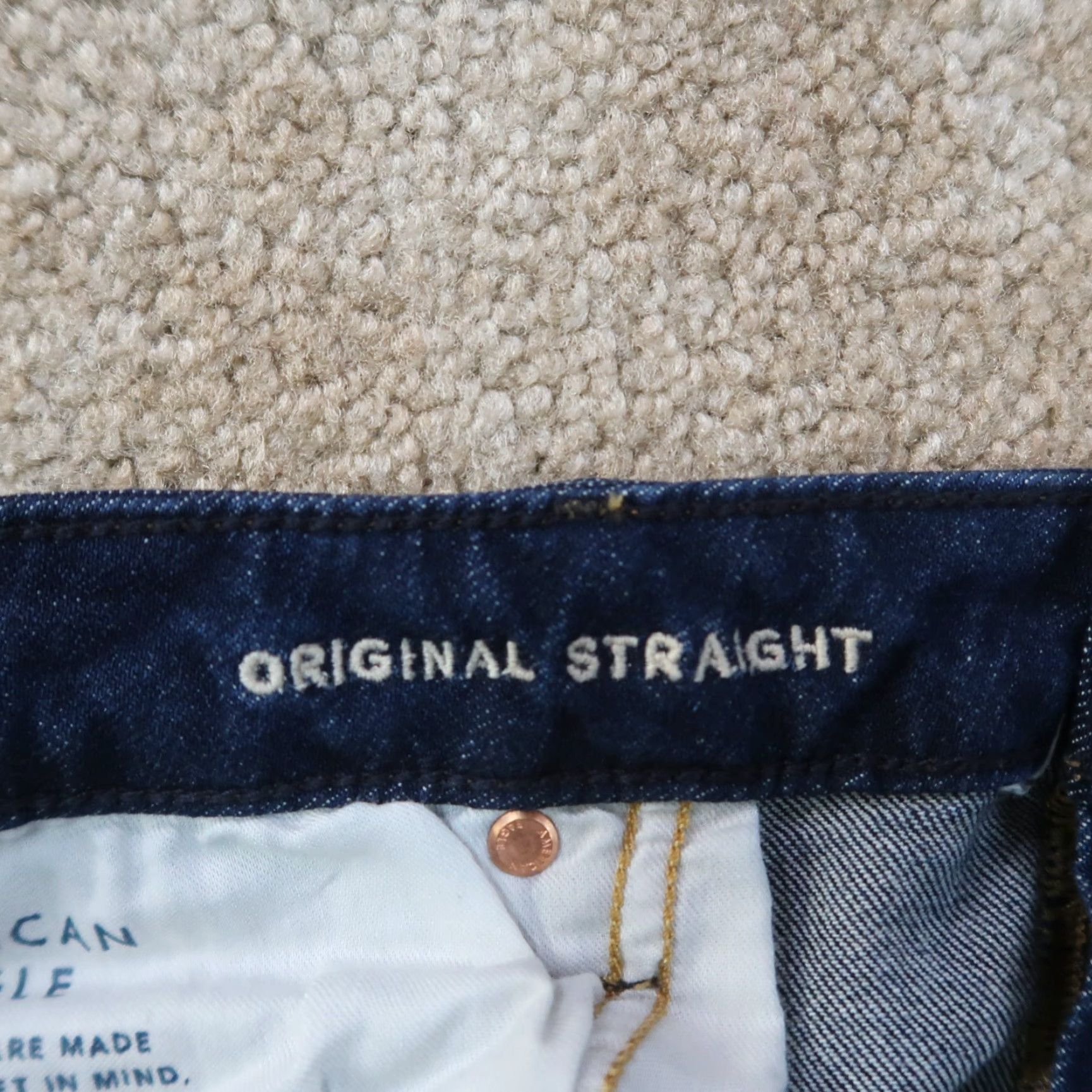 American Eagle Outfitters American Eagle Original Straight Jeans Men’s 40x34 Airflex Denim stretch Size US 40 / EU 56 - 4 Thumbnail