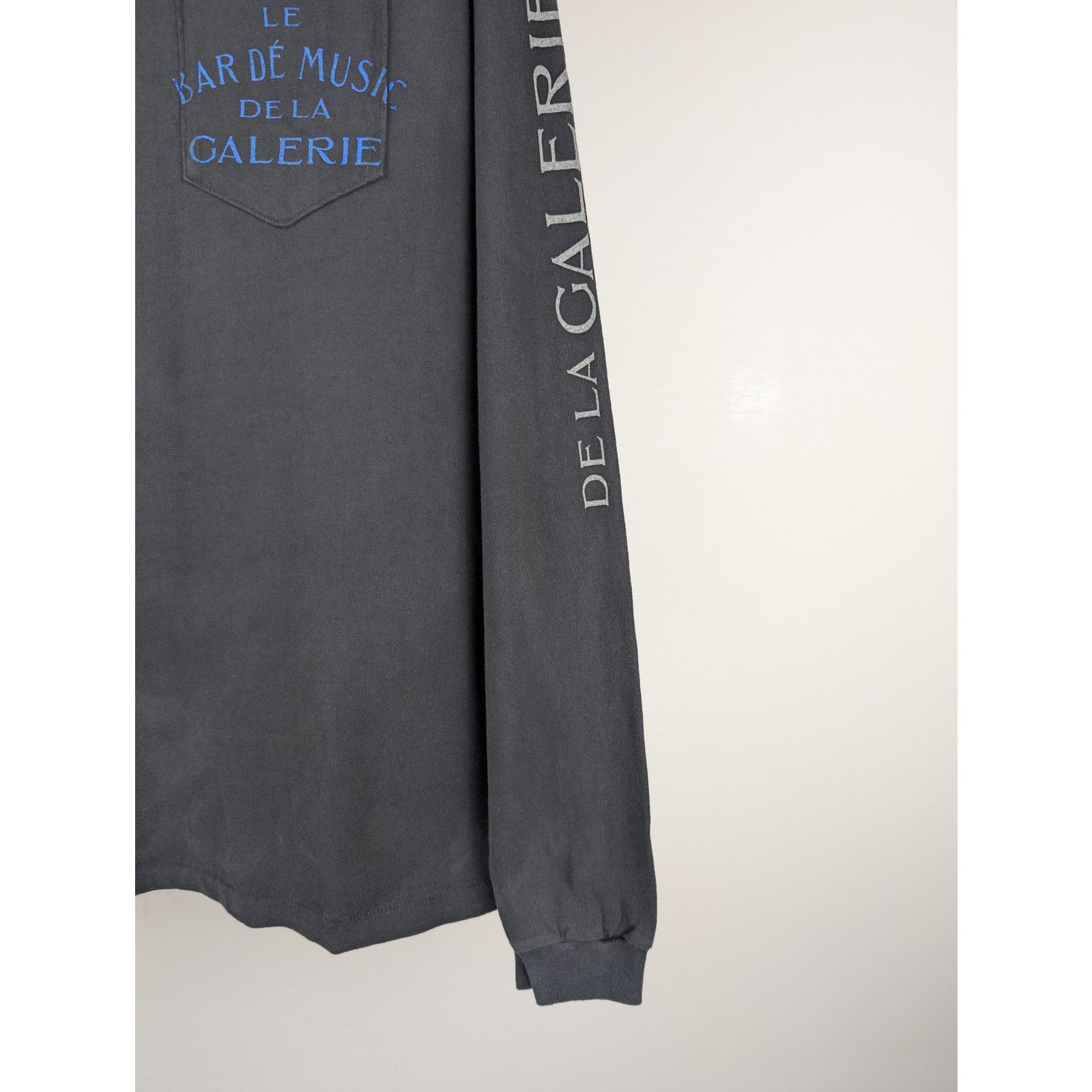 Gallery Dept. o1rshd1 Front Pocket Long Sleeve T-Shirt in Black Size US XXL / EU 58 / 5 - 6 Thumbnail