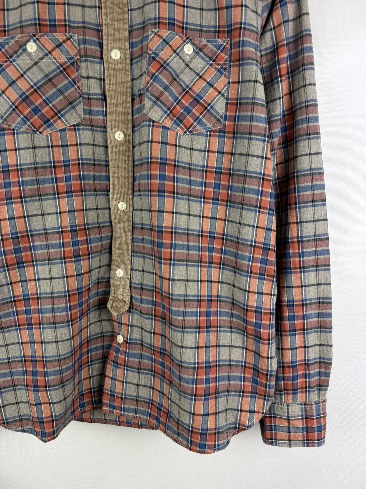 Allsaints Allsaints Hilliard LS Plaid Checked Flannel Button Up Shirt Size US S / EU 44-46 / 1 - 7 Thumbnail