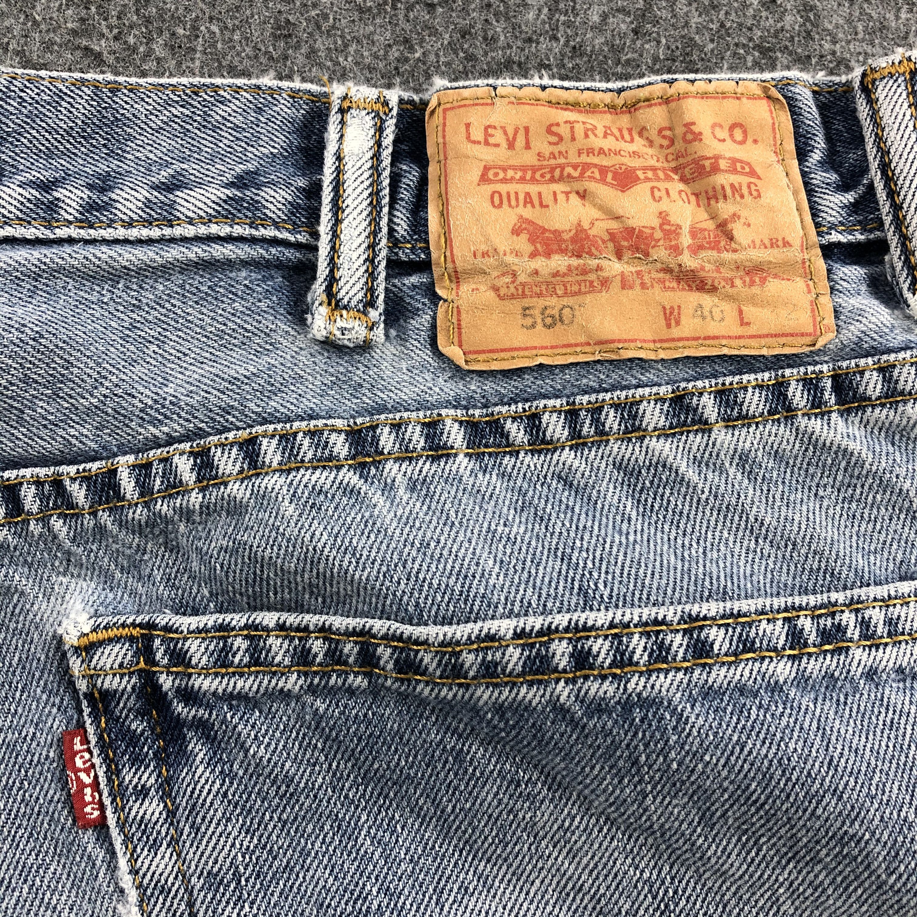 Levi's × Vintage Vintage Blue Wash Levis 560 Jeans-JM1471 Size US 40 / EU 56 - 6 Thumbnail