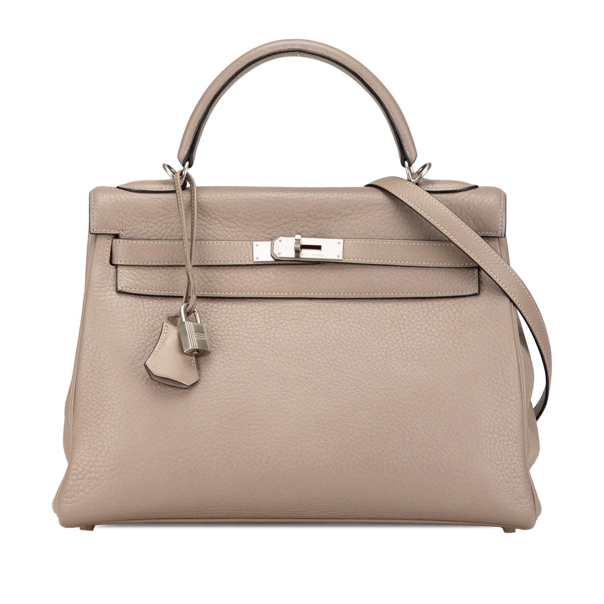 Hermes Hermès Clemence Kelly Retourne 32 Brown Size ONE SIZE - 1 Thumbnail