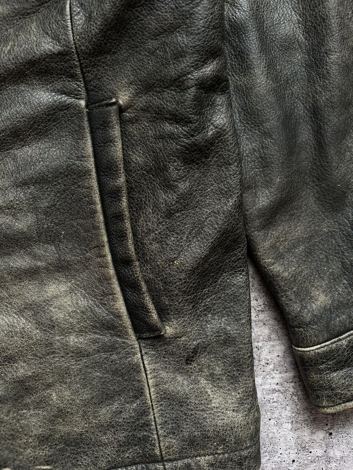 Gap Vintage Gap Distressed Sherpa Leather Coat Size US M / EU 48-50 / 2 - 6 Thumbnail