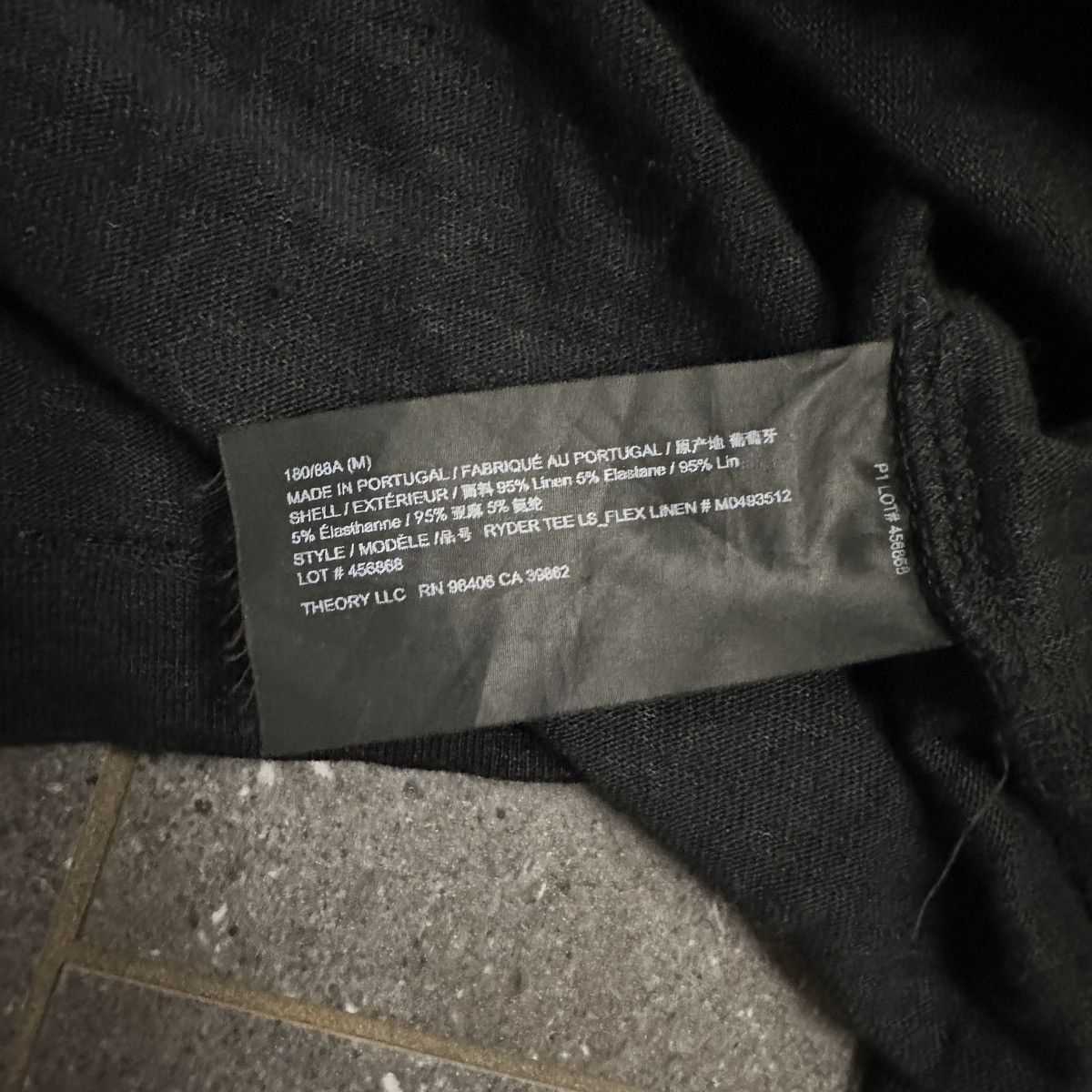 Theory Theory LS Ryder Knit Flex, Black Size US M / EU 48-50 / 2 - 3 Thumbnail
