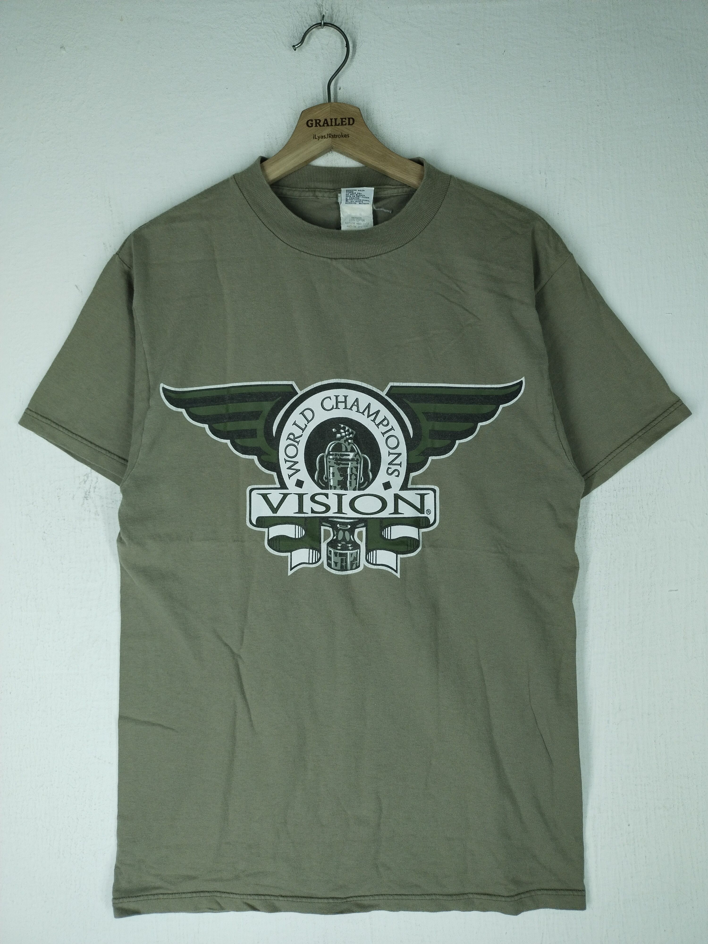80's Vintage Vision Streetwear World Champions Shirt Tee