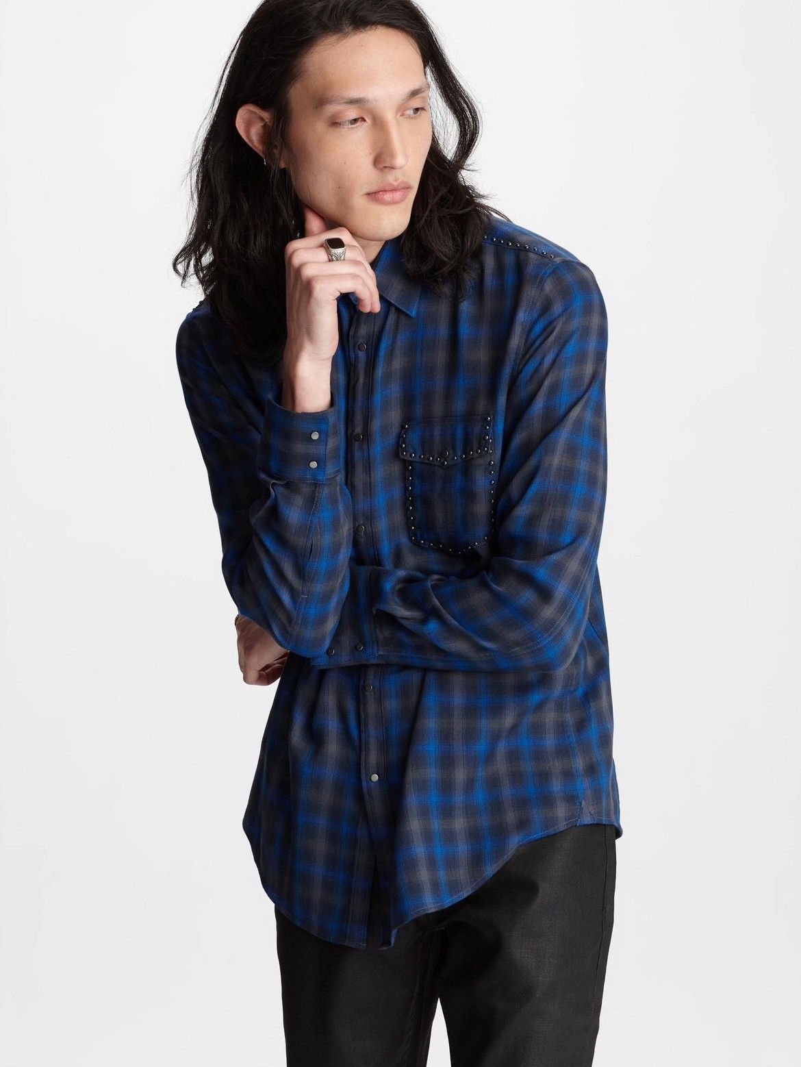 John Varvatos Studded shirt. Medium Size US M / EU 48-50 / 2 - 2 Thumbnail