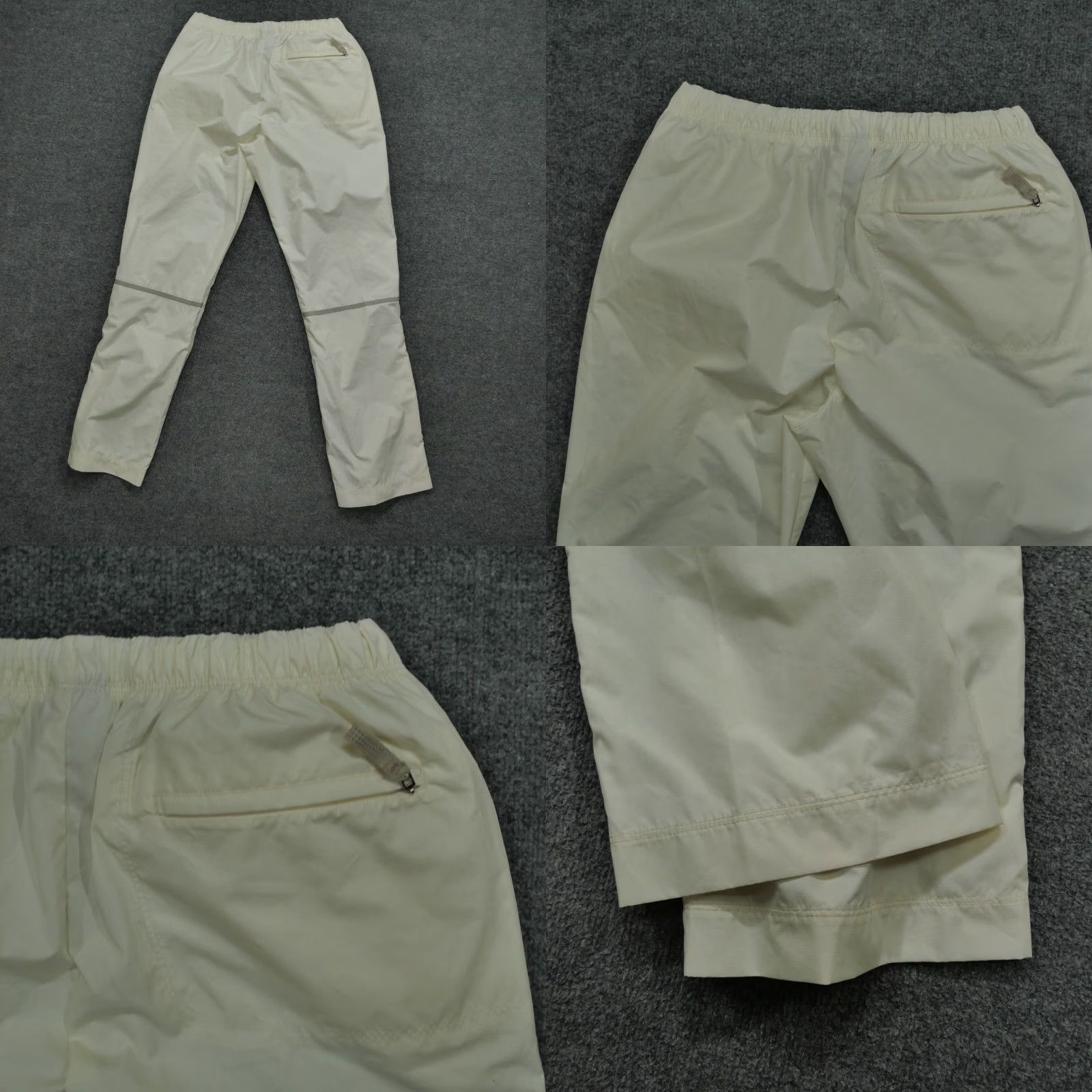 Nike VINTAGE Nike Pants Womens M White Cream Windbreaker Y2K Track Pants Size 32" / US 10 / IT 46 - 9 Thumbnail