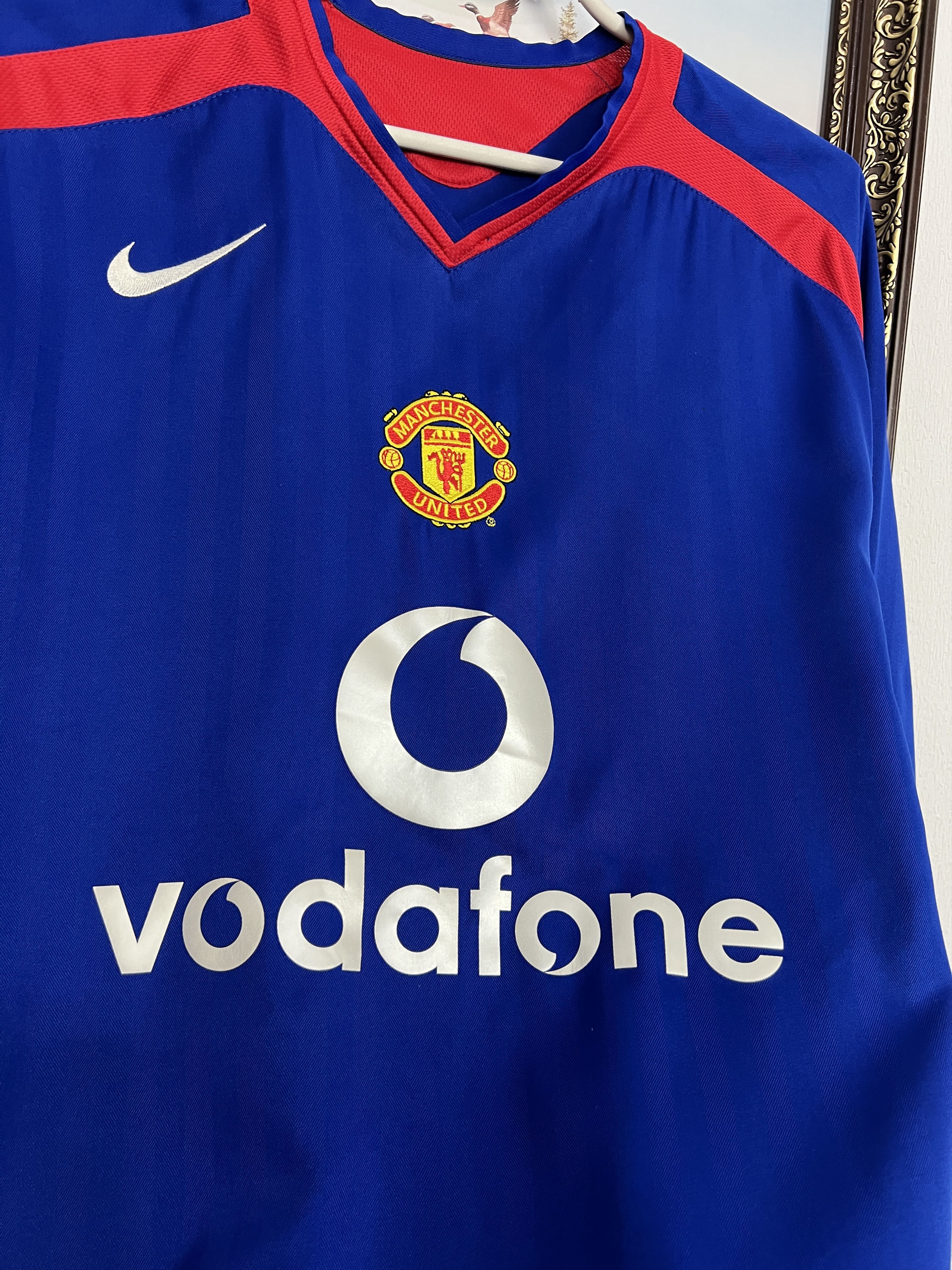 Nike Manchester United football shirt Soccer Long Sleeve Jersey Size US L / EU 52-54 / 3 - 3 Thumbnail