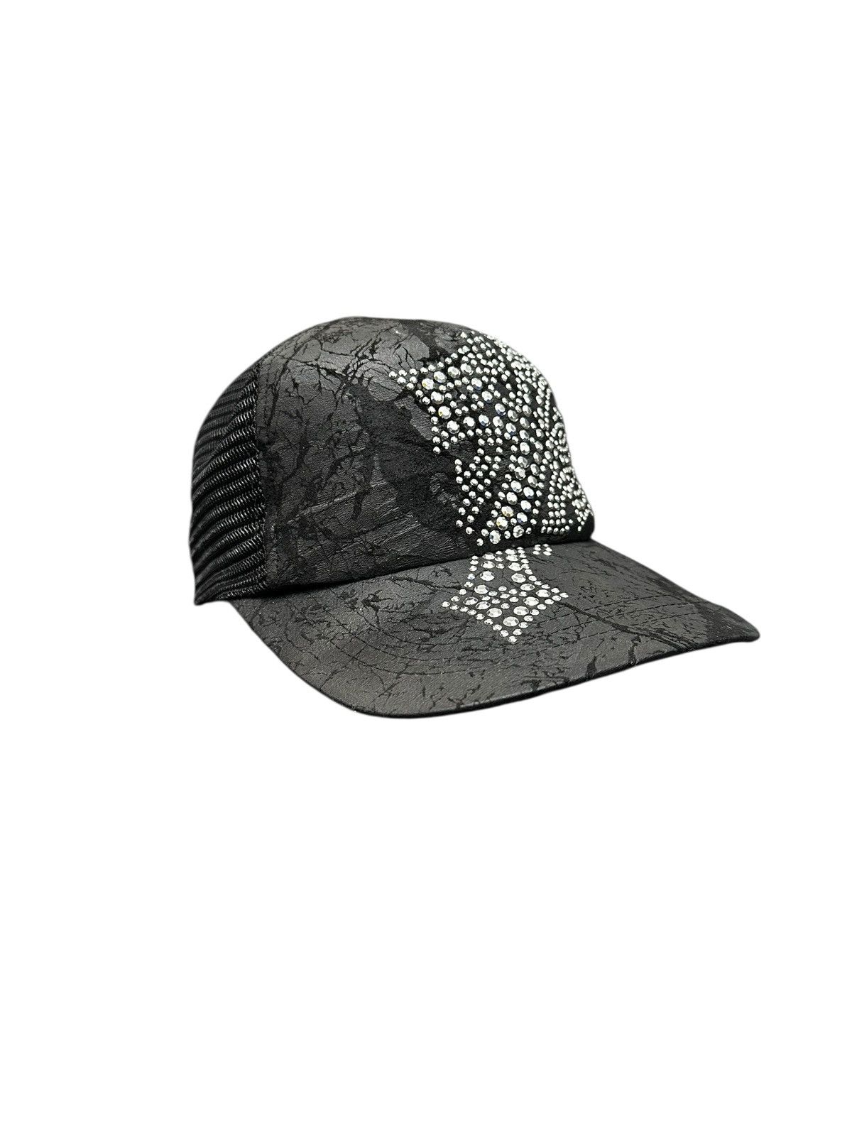 Japanese Brand Black Trucker Cap Inspired by Chrome H Size ONE SIZE - 2 Thumbnail