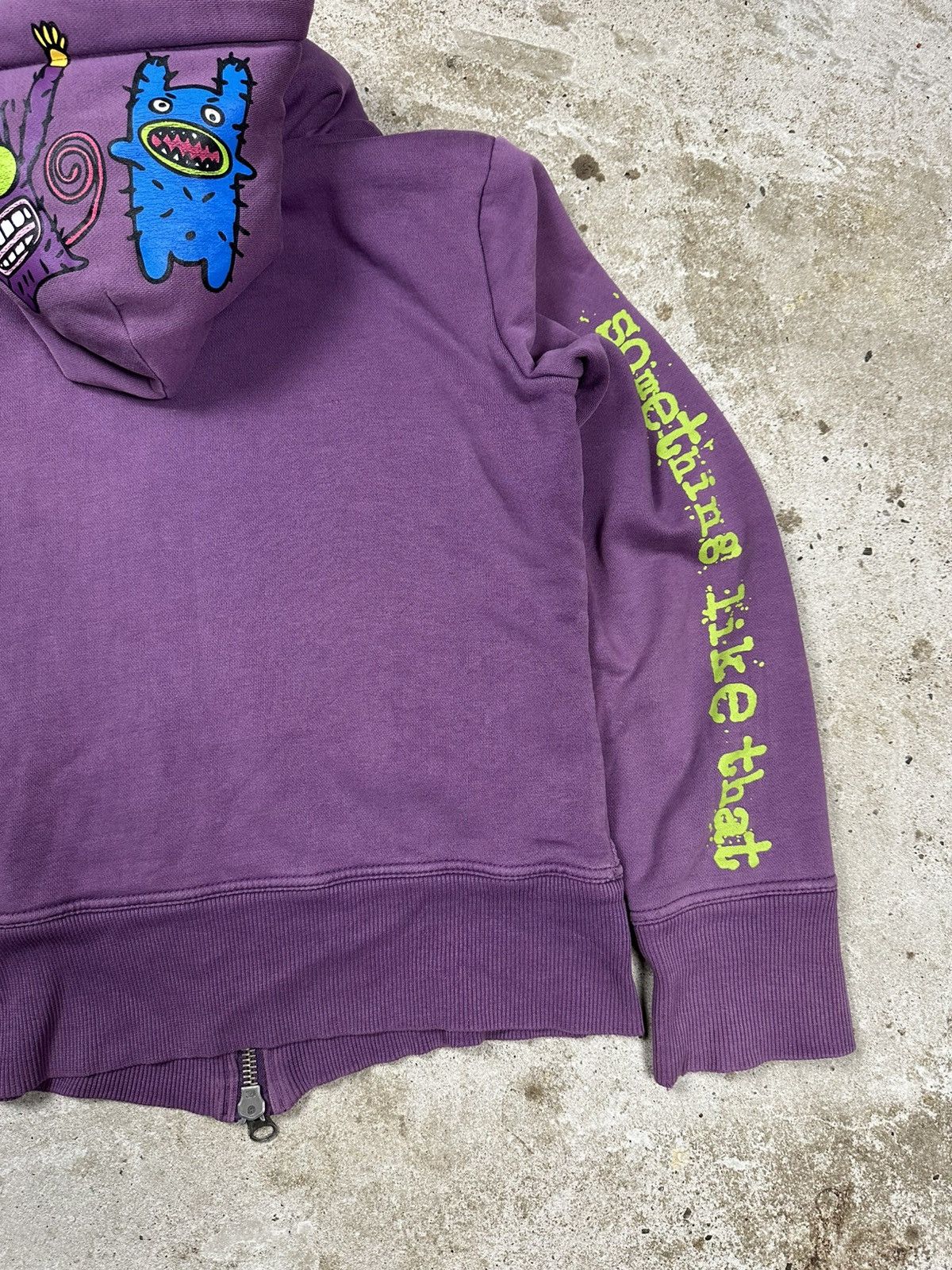 Abercrombie & Fitch Vintage Y2K Faux Fur Purple Hoodie 2 Zip Sweatshirt Size US S / EU 44-46 / 1 - 12 Thumbnail