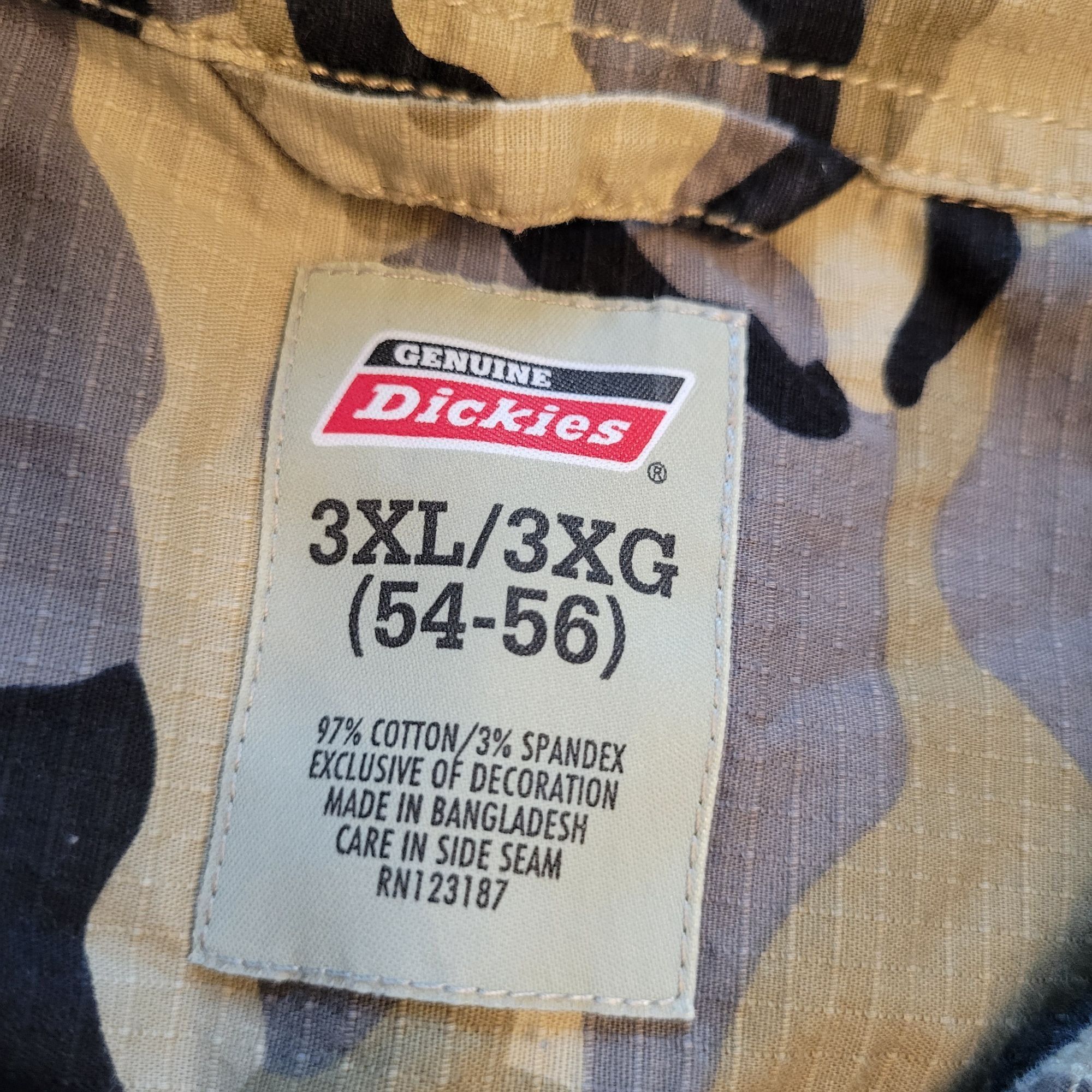 Dickies Dickies Camo Short Sleeve Button Front Shirt 3XL Work Chores Size US XXL / EU 58 / 5 - 2 Thumbnail