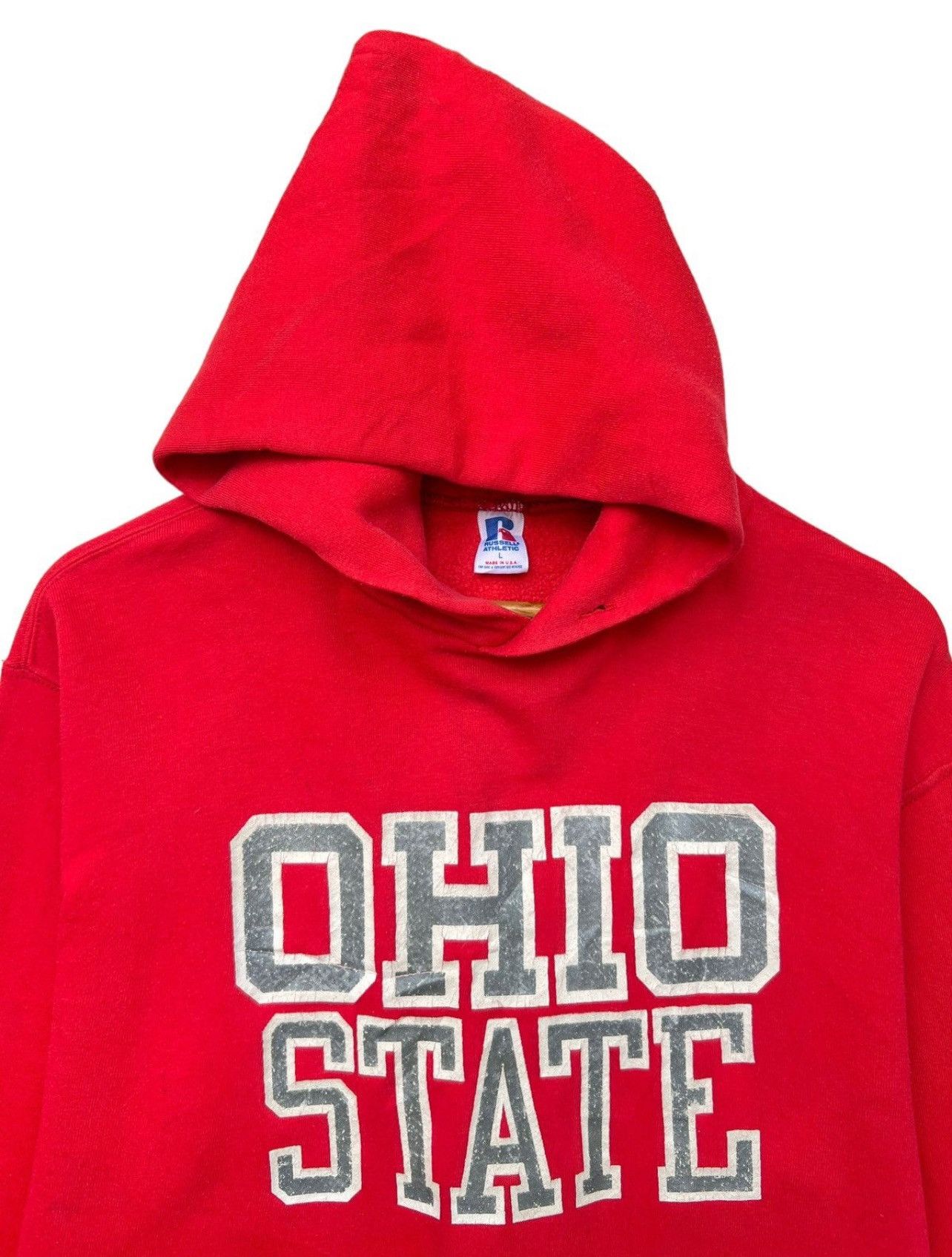 NFL × Russell Athletic × Vintage Vintage 80s Ohio Buckeyes Ohio State Hoodie Russell Hoodie Size US M / EU 48-50 / 2 - 4 Thumbnail