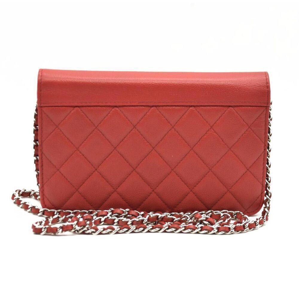 Chanel CHANEL Grained Calfskin Quilted CC Box Wallet On Chain Size ONE SIZE - 3 Thumbnail