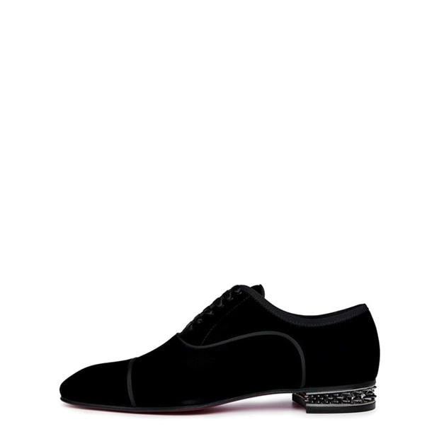 Christian Louboutin Greggyrocks Velvet Oxford Shoes Size US 12 / EU 45 - 3 Thumbnail