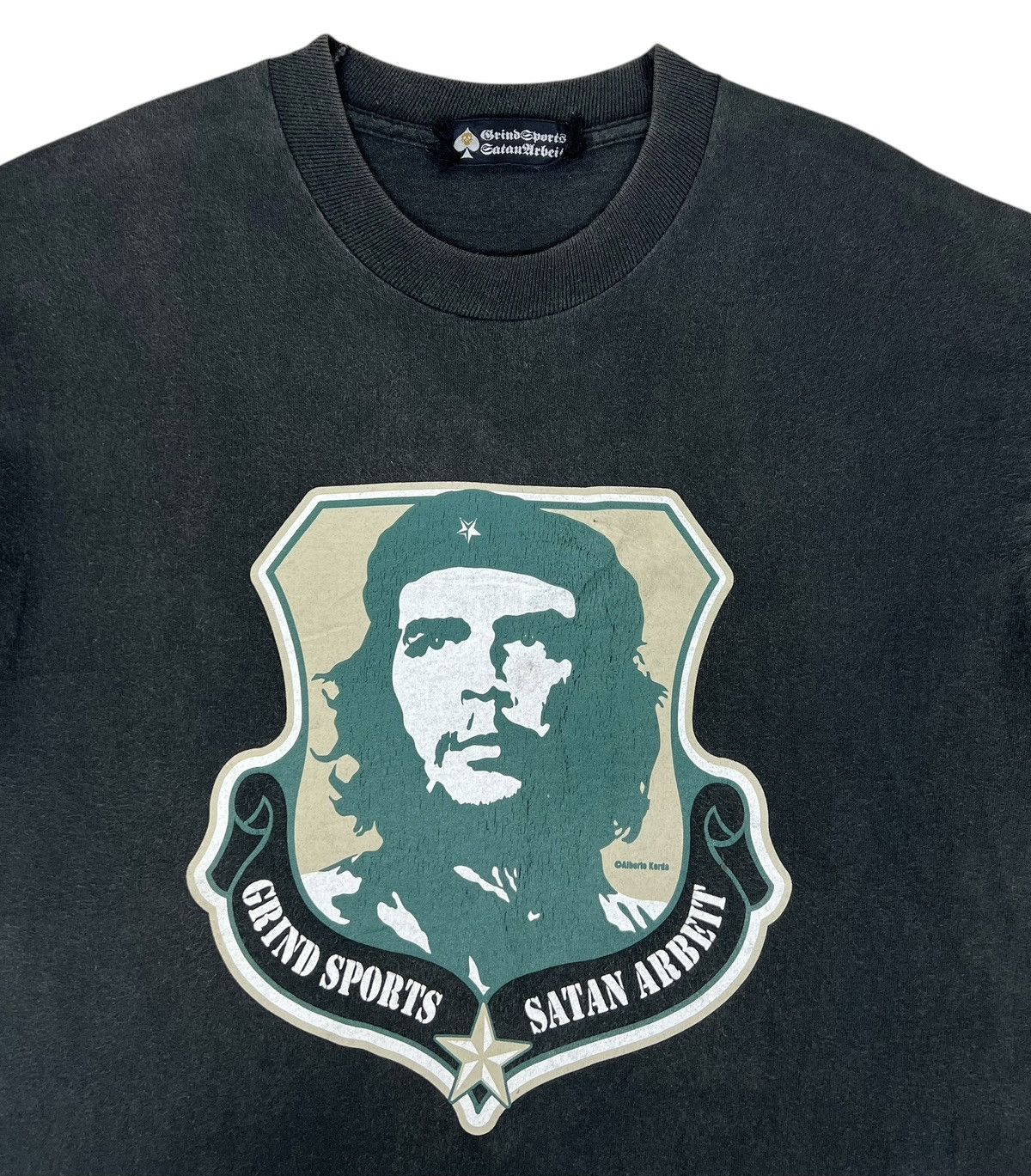 Band Tees × Japanese Brand × Vintage 90s Vintage Che Guevara x Grind Sports x Satan Arbett tee Size US L / EU 52-54 / 3 - 3 Thumbnail