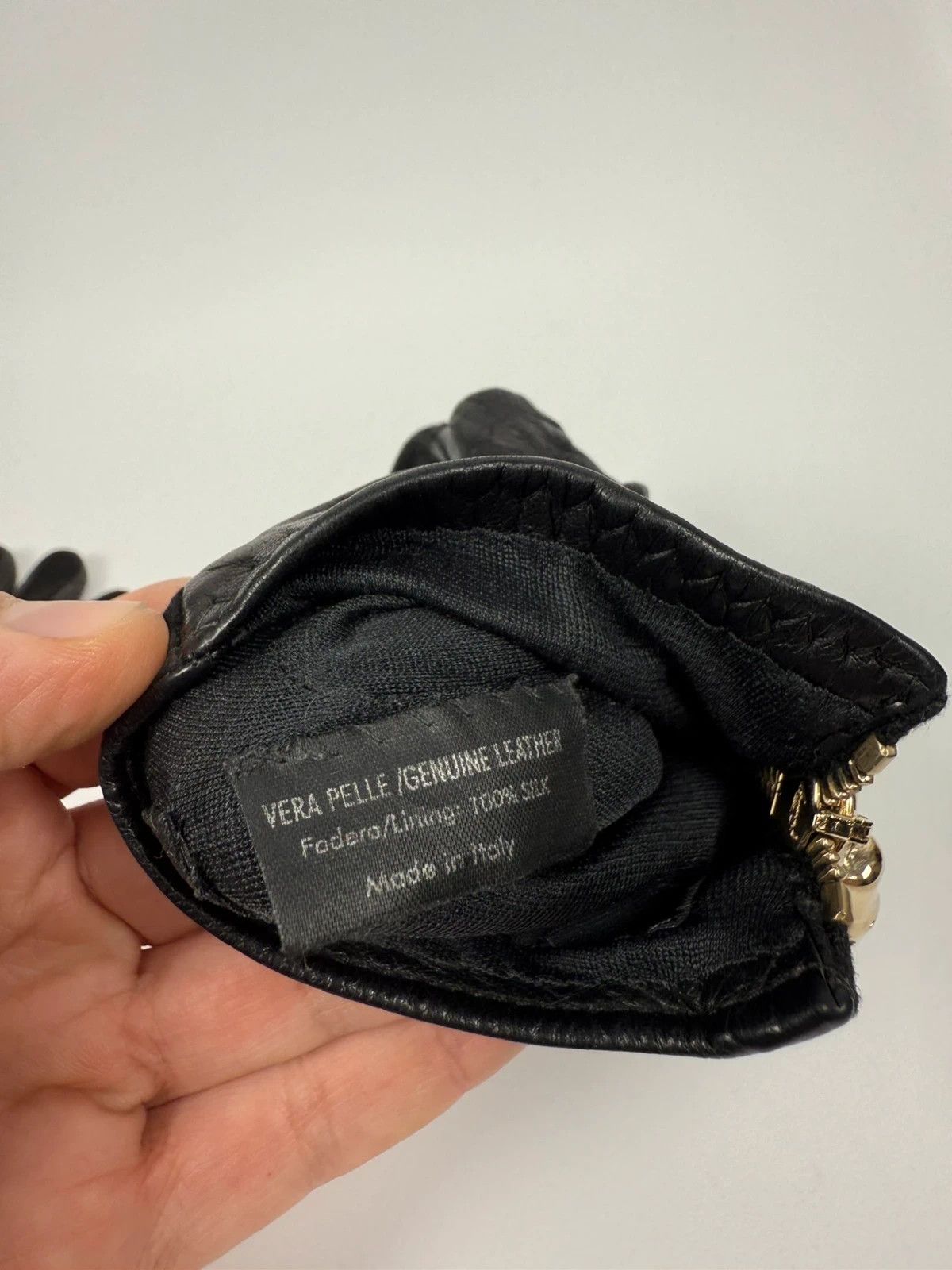 Gucci Gucci Genuine Leather Gloves Nubuck Bamboo Womens size S Size ONE SIZE - 11 Thumbnail