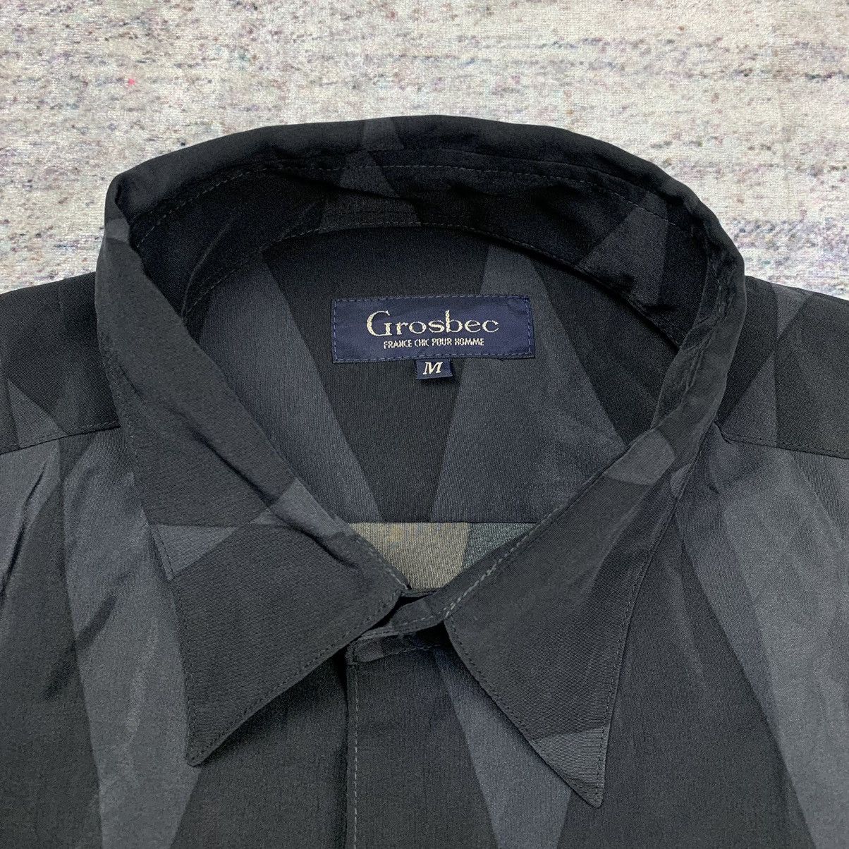 Vintage Vintage grosbec abstract print long sleeve button up shirt Size US M / EU 48-50 / 2 - 4 Thumbnail