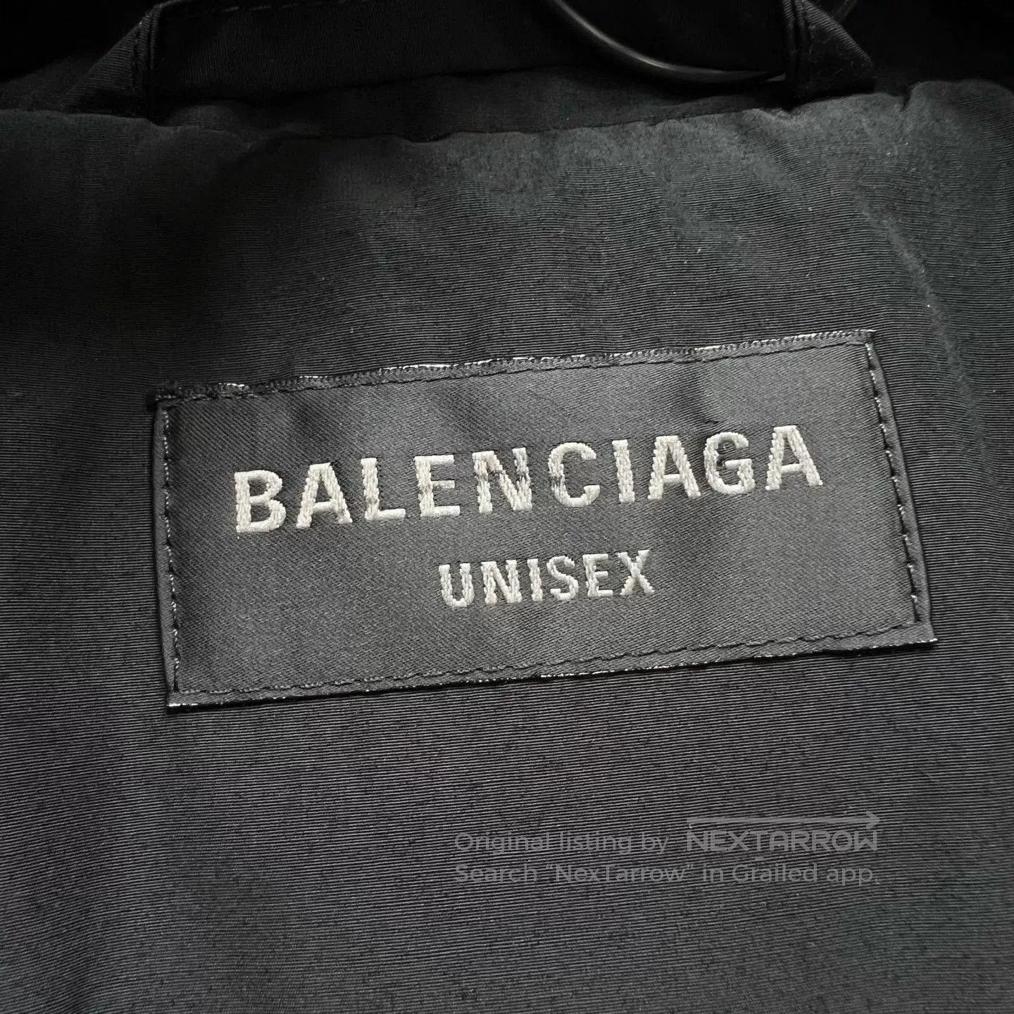 Balenciaga Balenciaga Black Coach Jacket with Logo. Size US M / EU 48-50 / 2 - 3 Thumbnail