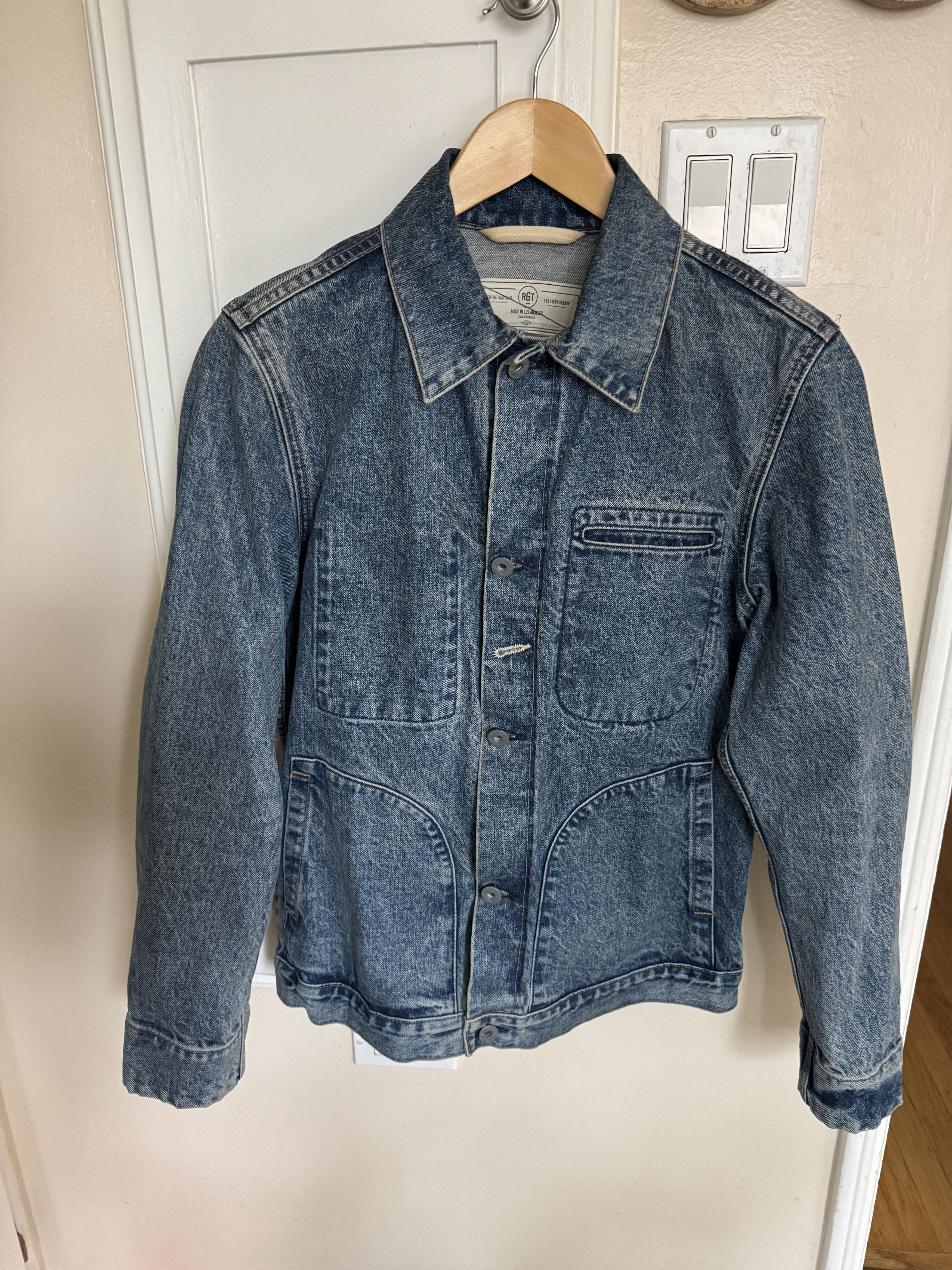 Rogue Territory Rogue Territory Supply Denim Jacket Indigo River Wash Size US S / EU 44-46 / 1 - 1 Thumbnail