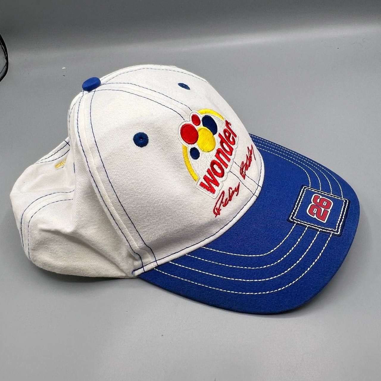 Winners Circle Wonder Bread Talladega Ricky Bobby 26 Hat Nascar Strap Back Size ONE SIZE - 4 Thumbnail